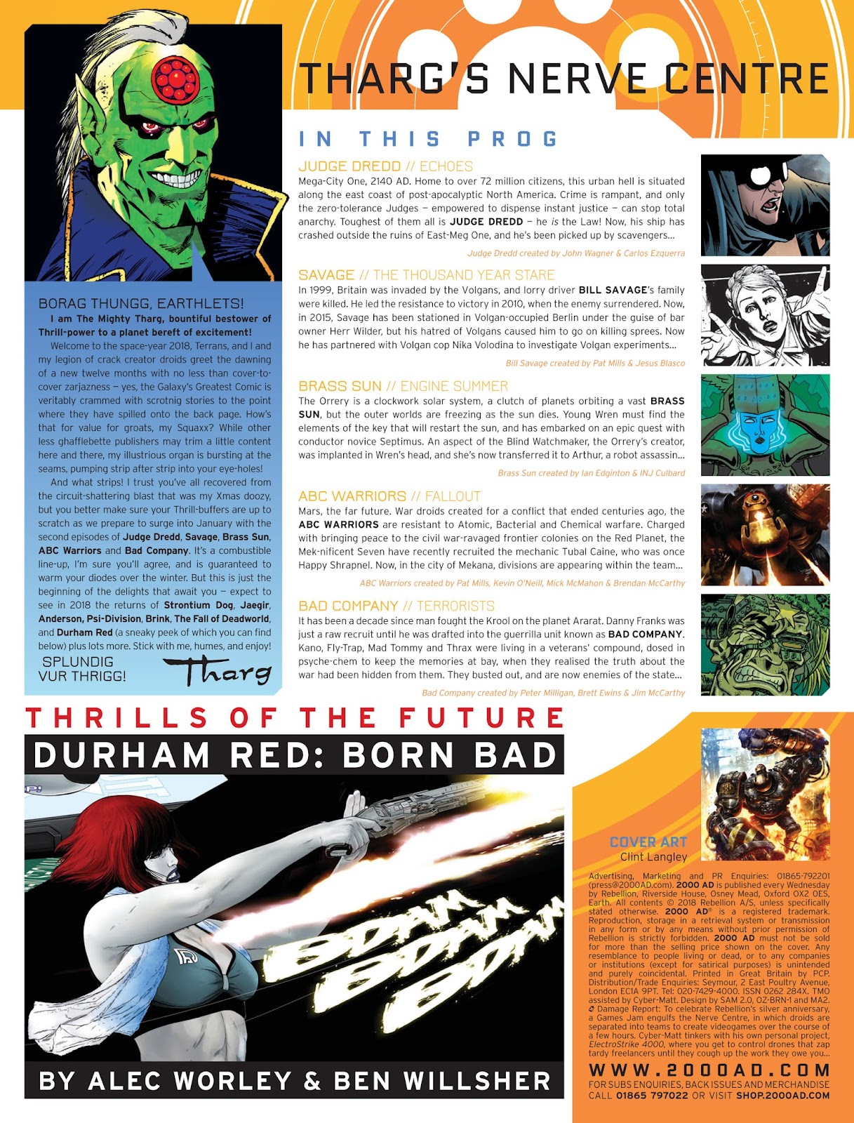 2000 AD Issue #2062 - Page 2