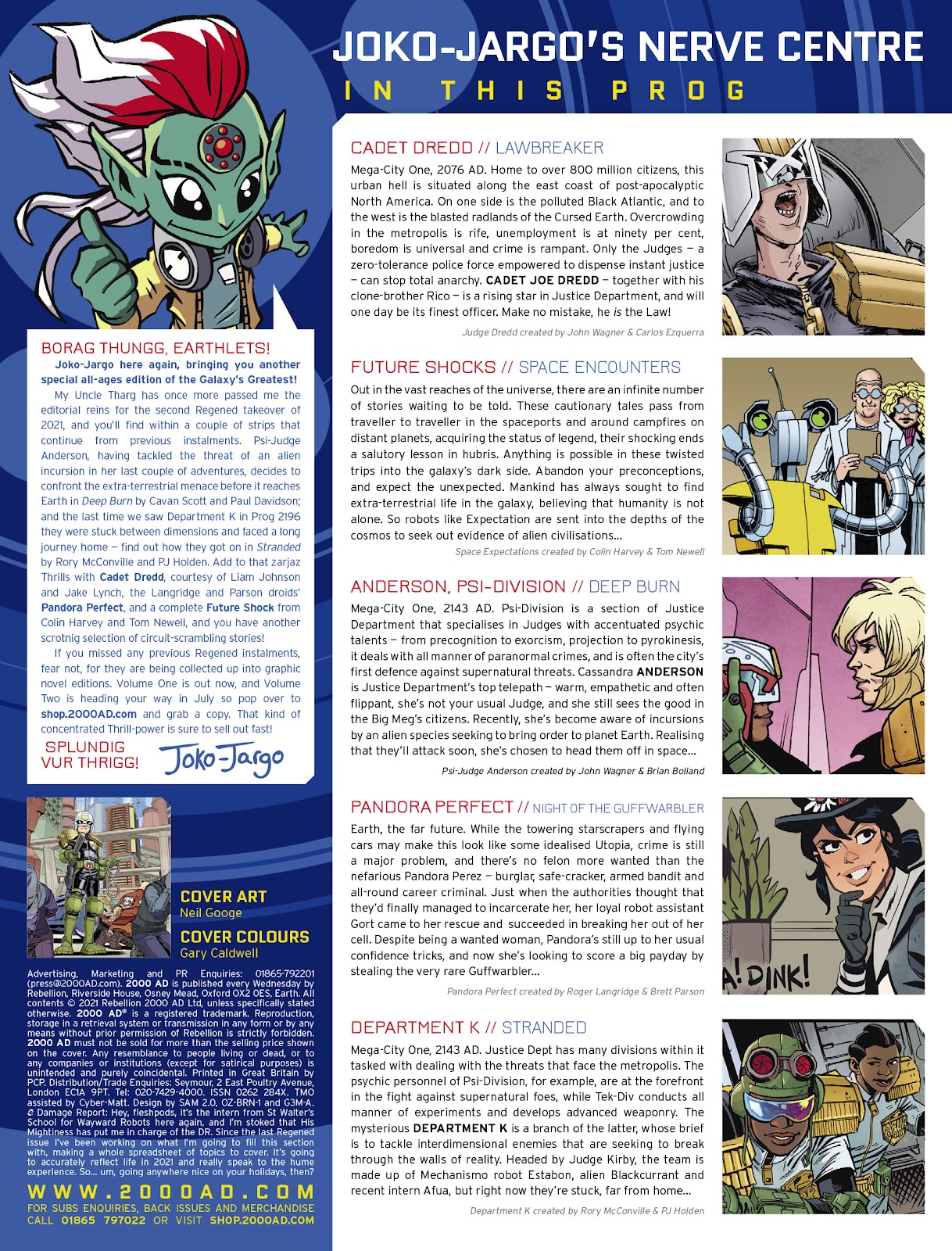 2000 AD Issue #2233 - Page 2