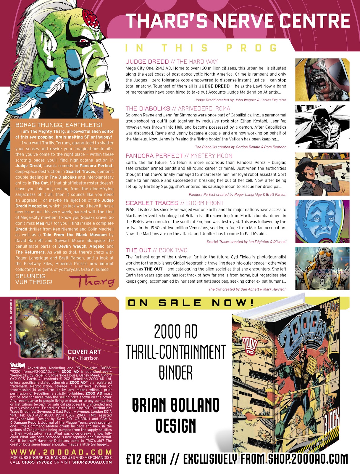2000 AD Issue #2254 - Page 2