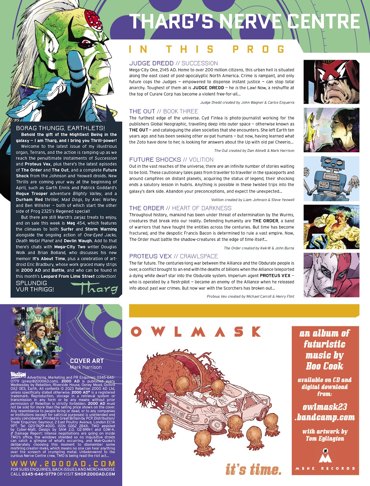 2000 AD Issue #2323 - Page 2