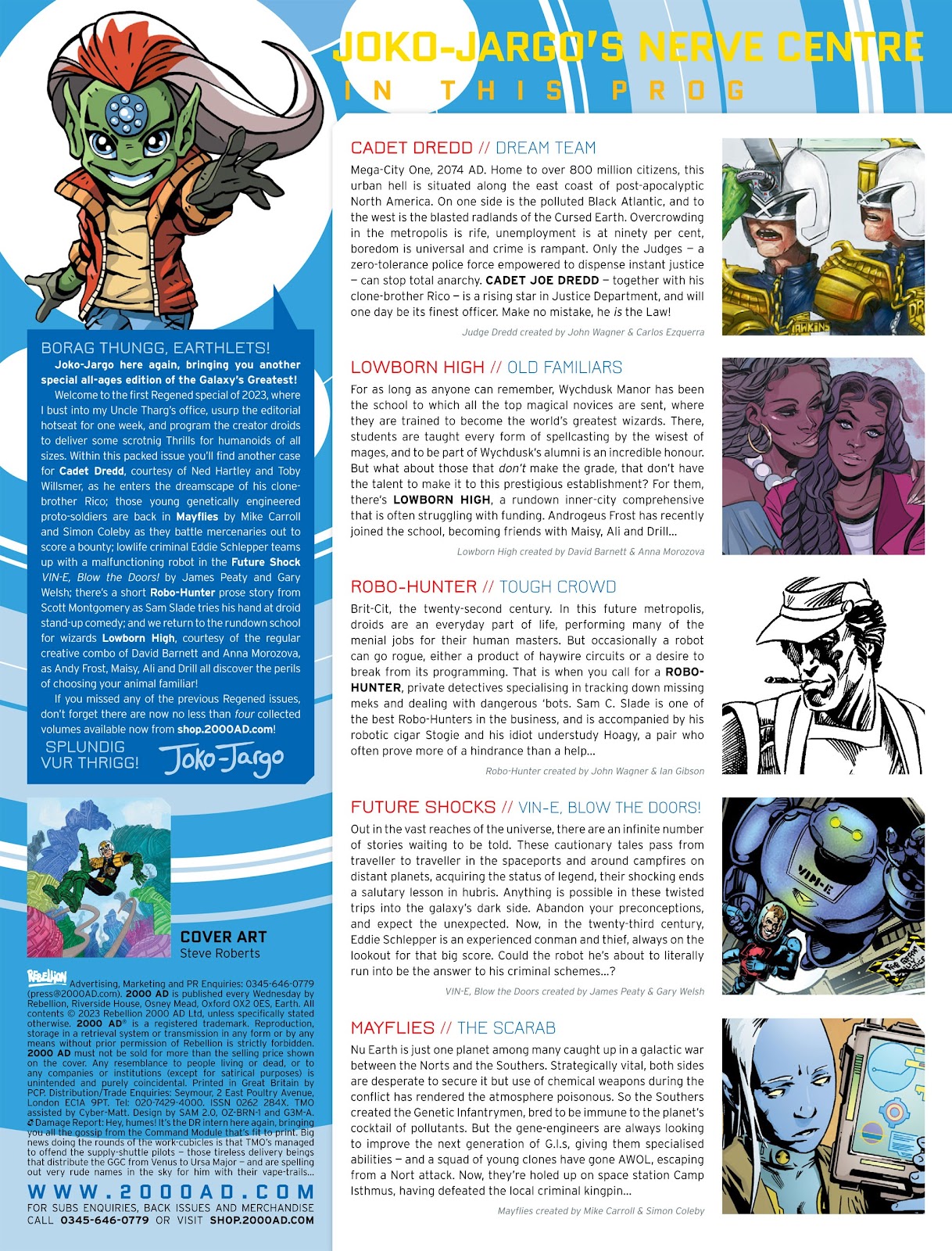 2000 AD Issue #2325 - Page 2