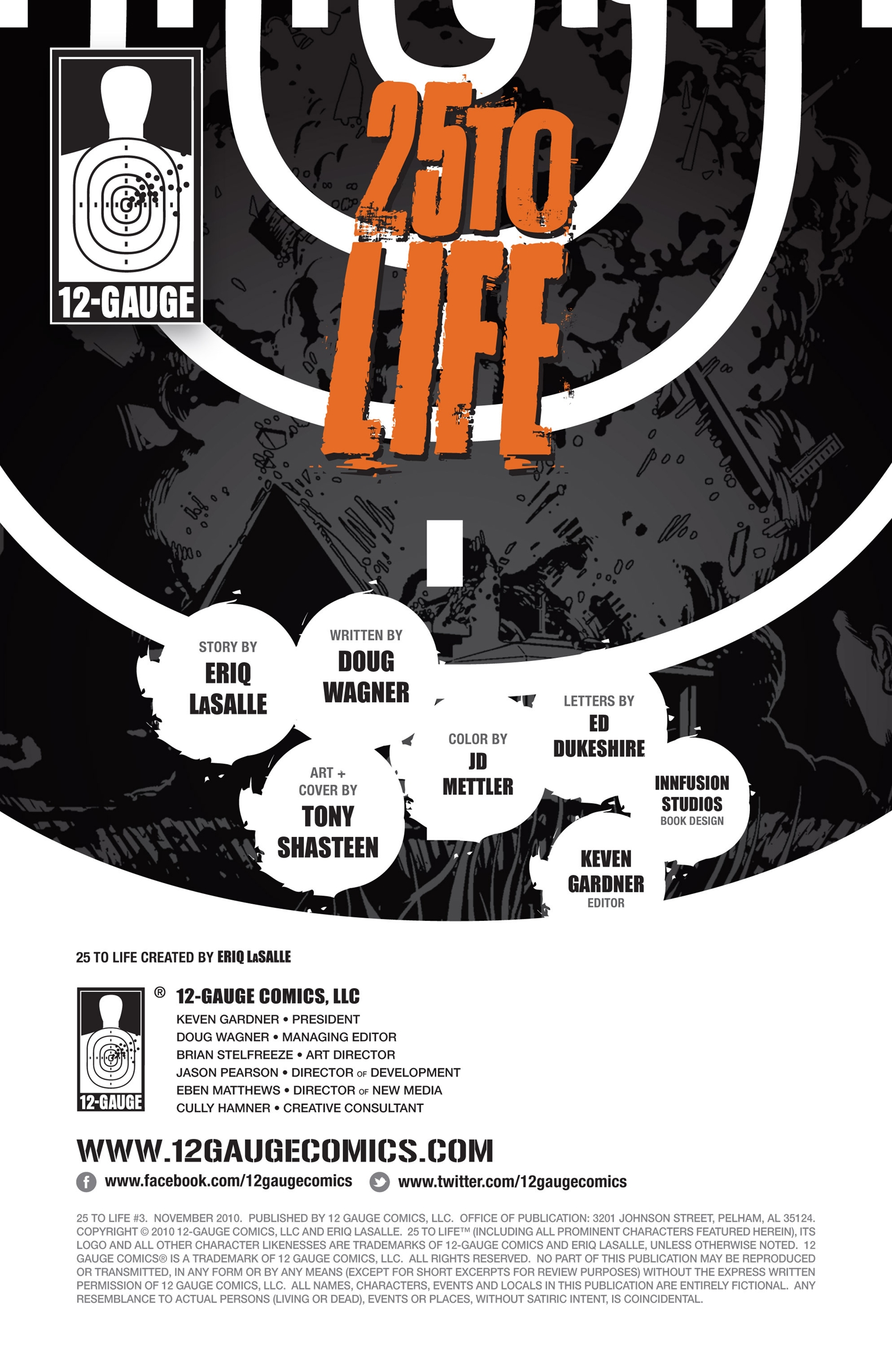 25 To Life Issue #3 - Page 2