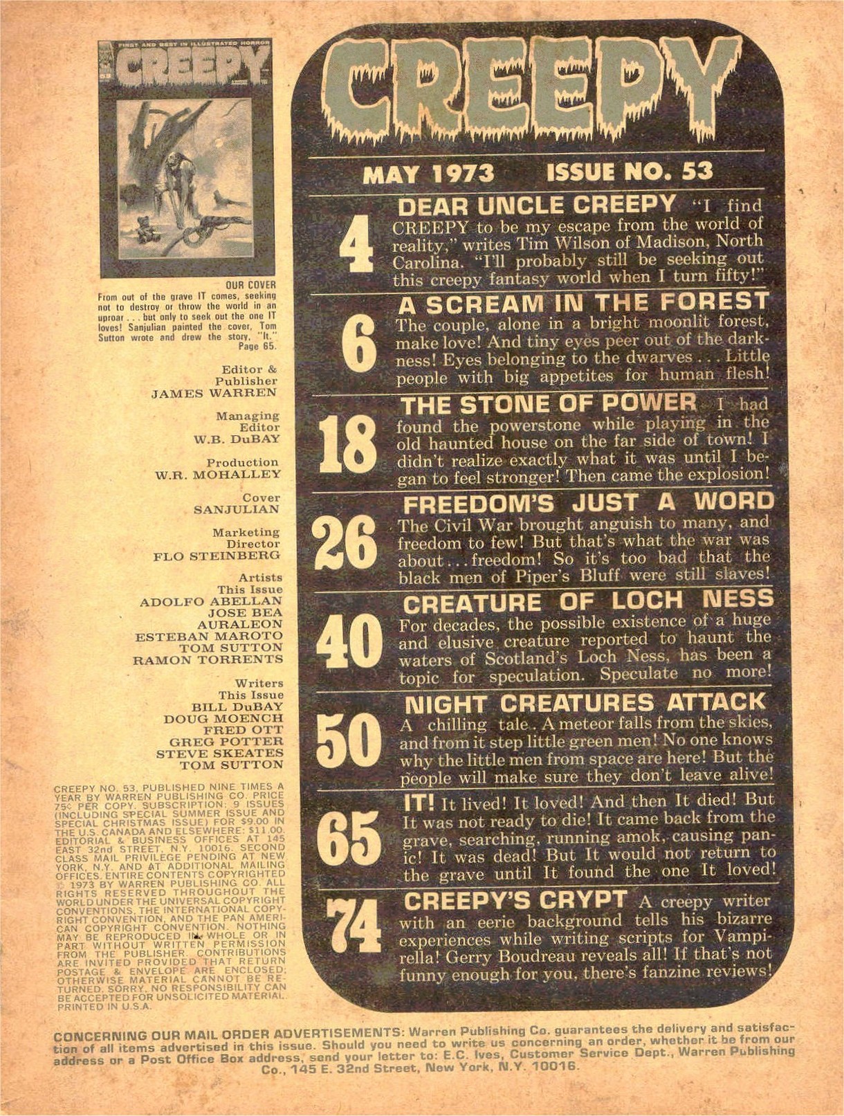 Creepy (1964) Issue #53 - Page 2