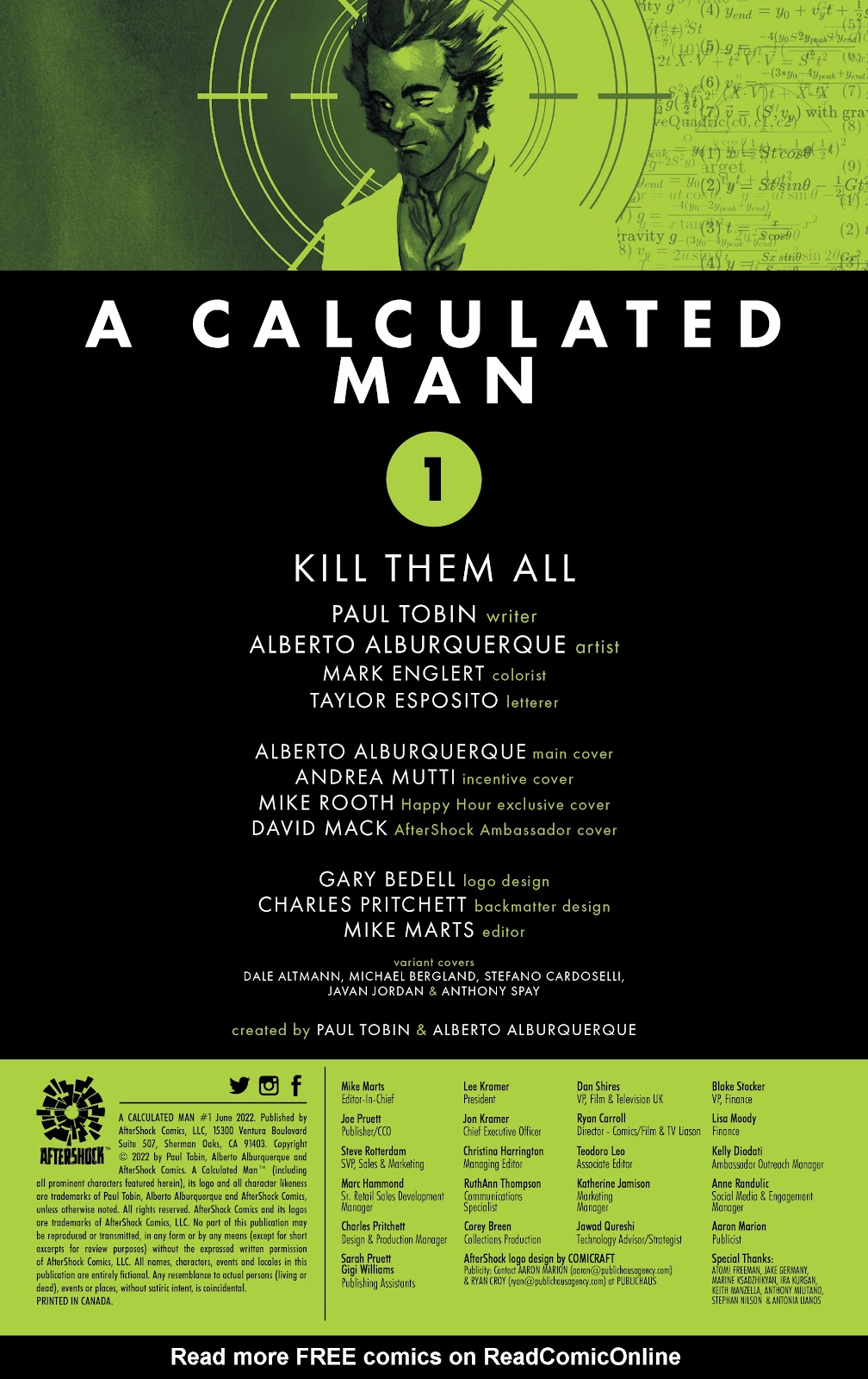 A Calculated Man Issue #1 - Page 2