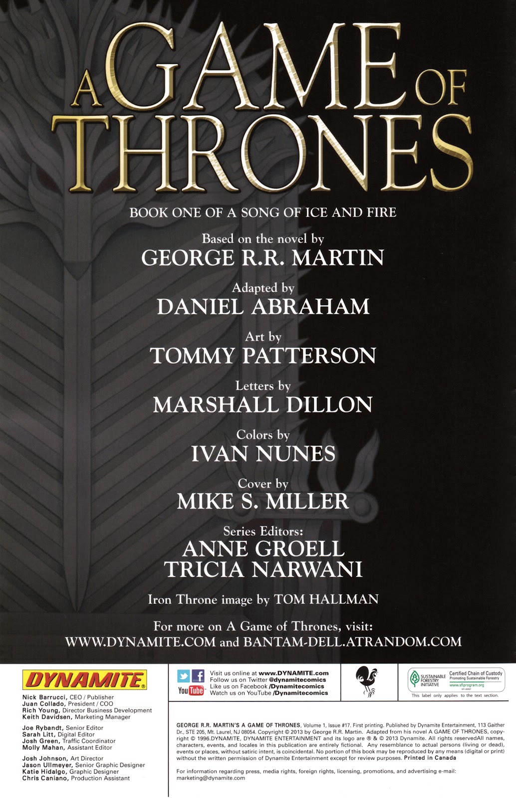 A Game Of Thrones Issue #17 - Page 2