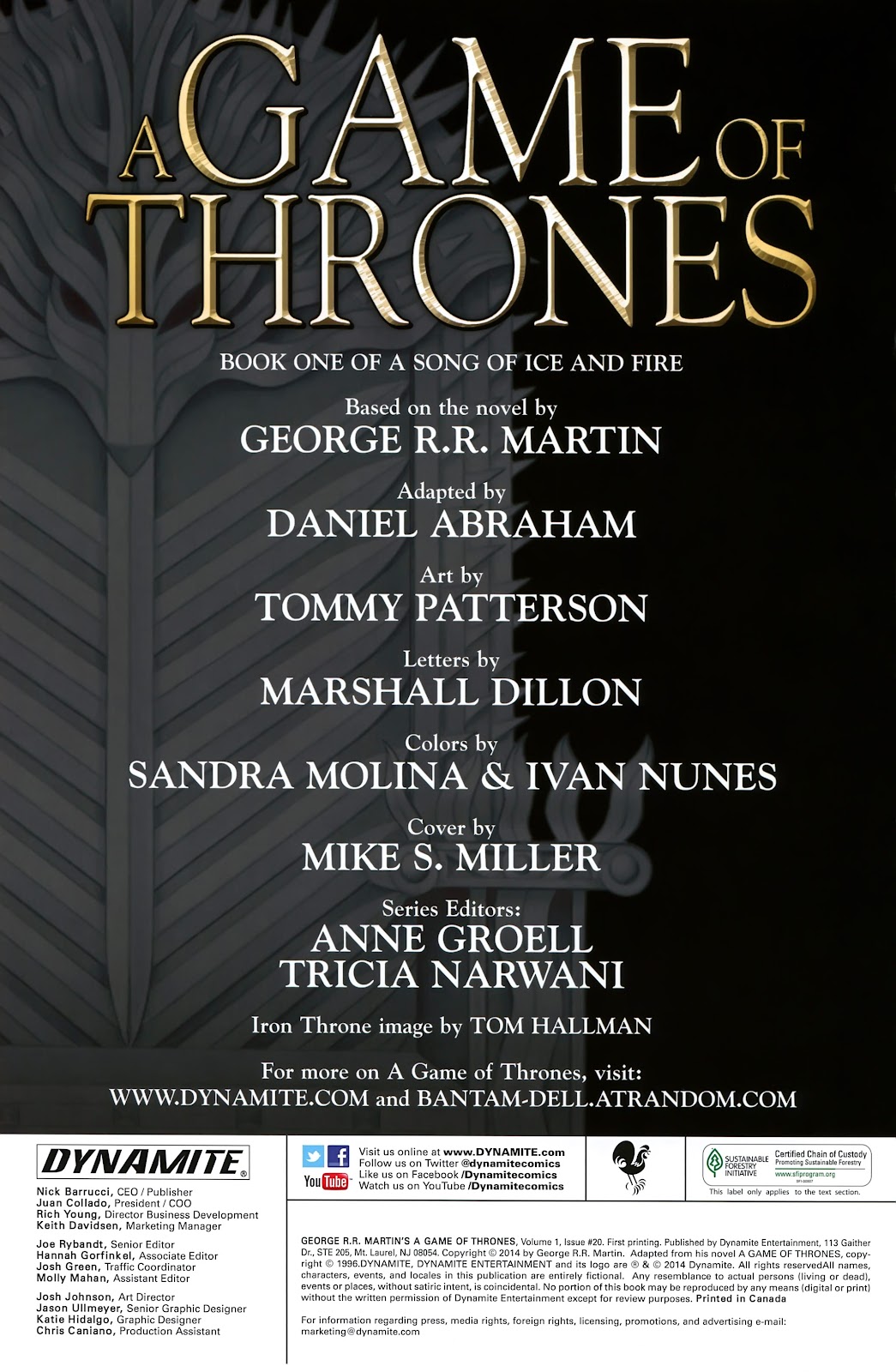 A Game Of Thrones Issue #20 - Page 2