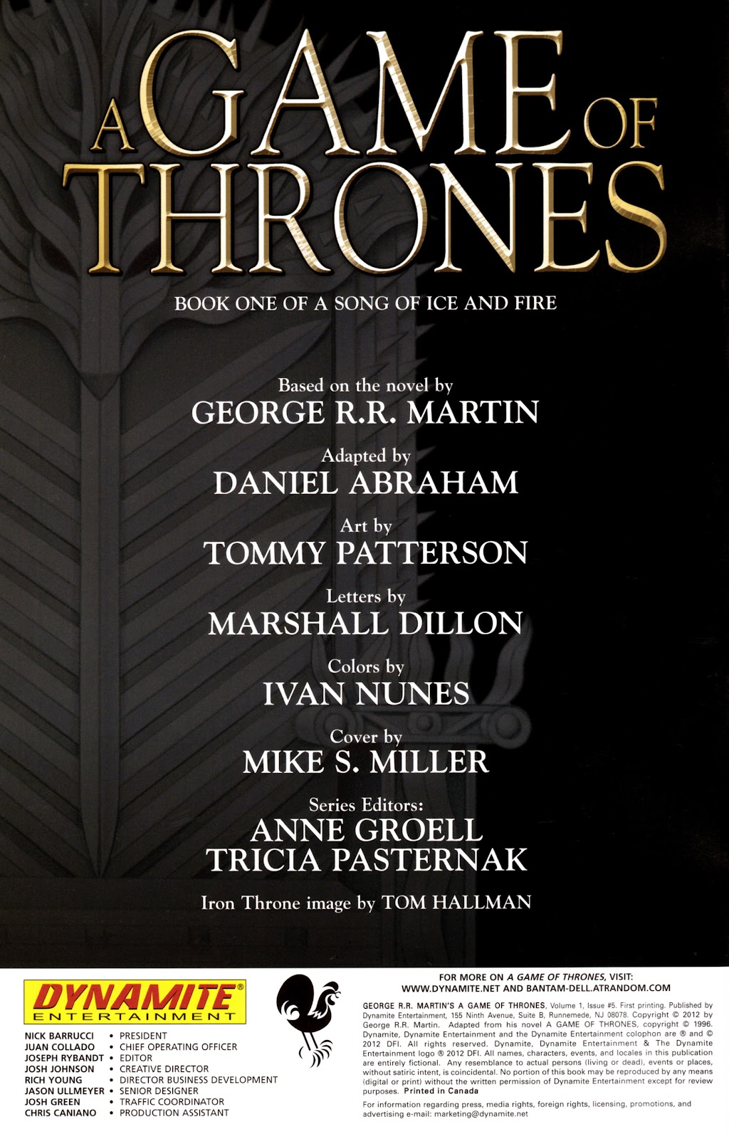 A Game Of Thrones Issue #5 - Page 2