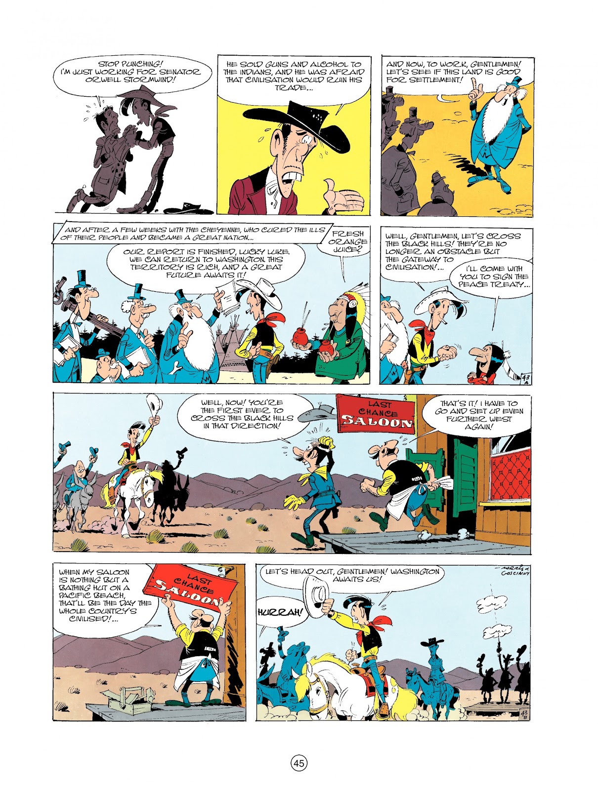 A Lucky Luke Adventure Issue #16 - Page 45