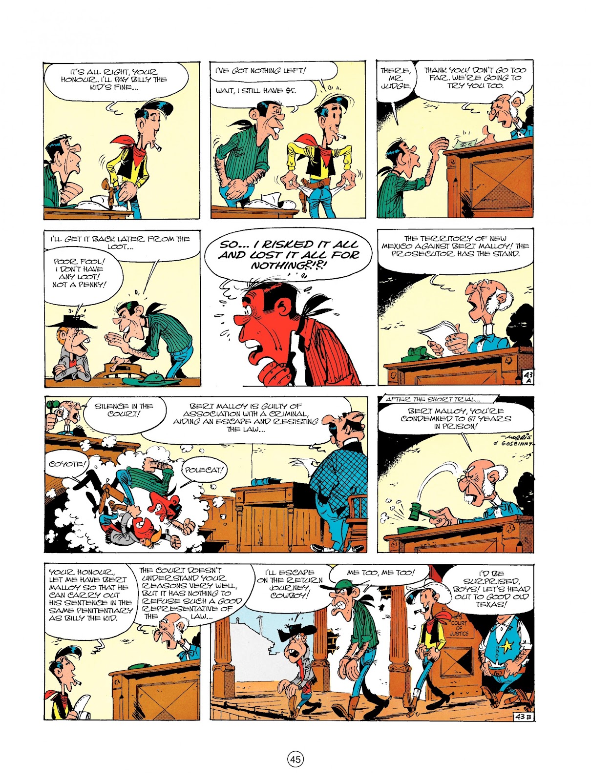 A Lucky Luke Adventure Issue #18 - Page 45