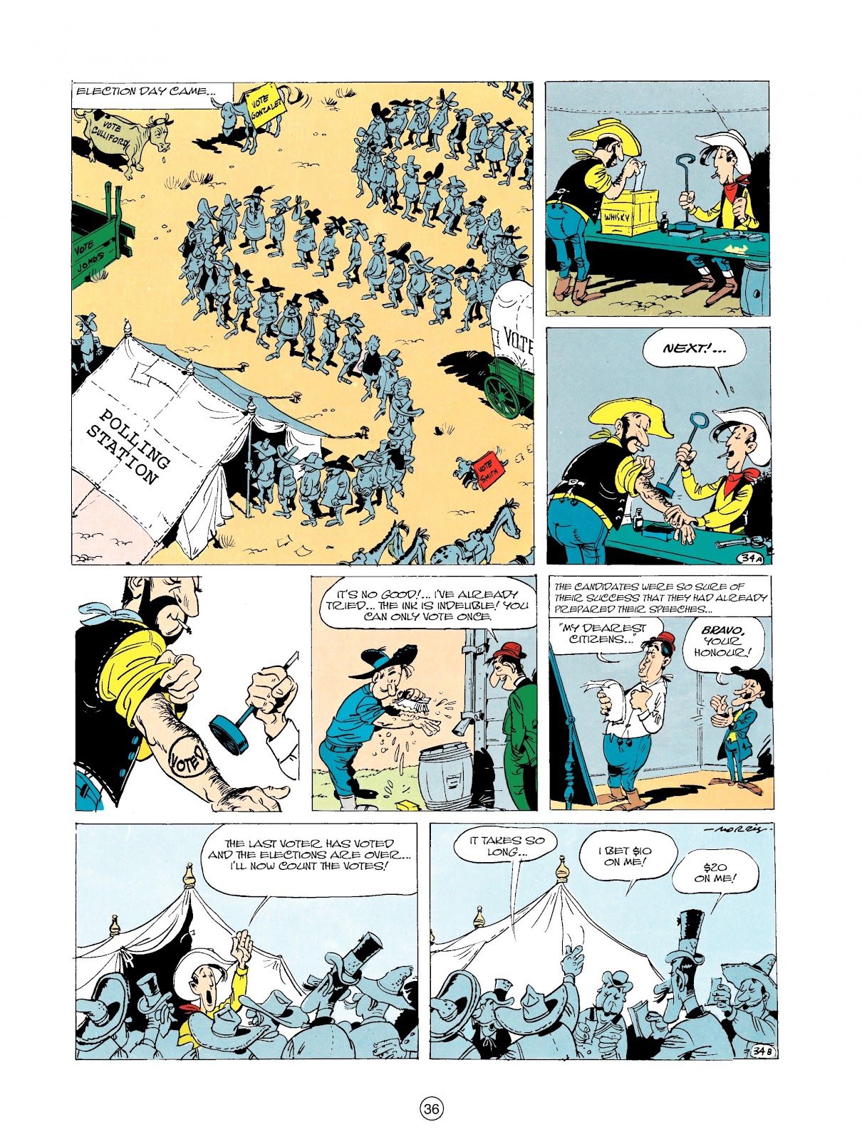 A Lucky Luke Adventure Issue #20 - Page 36