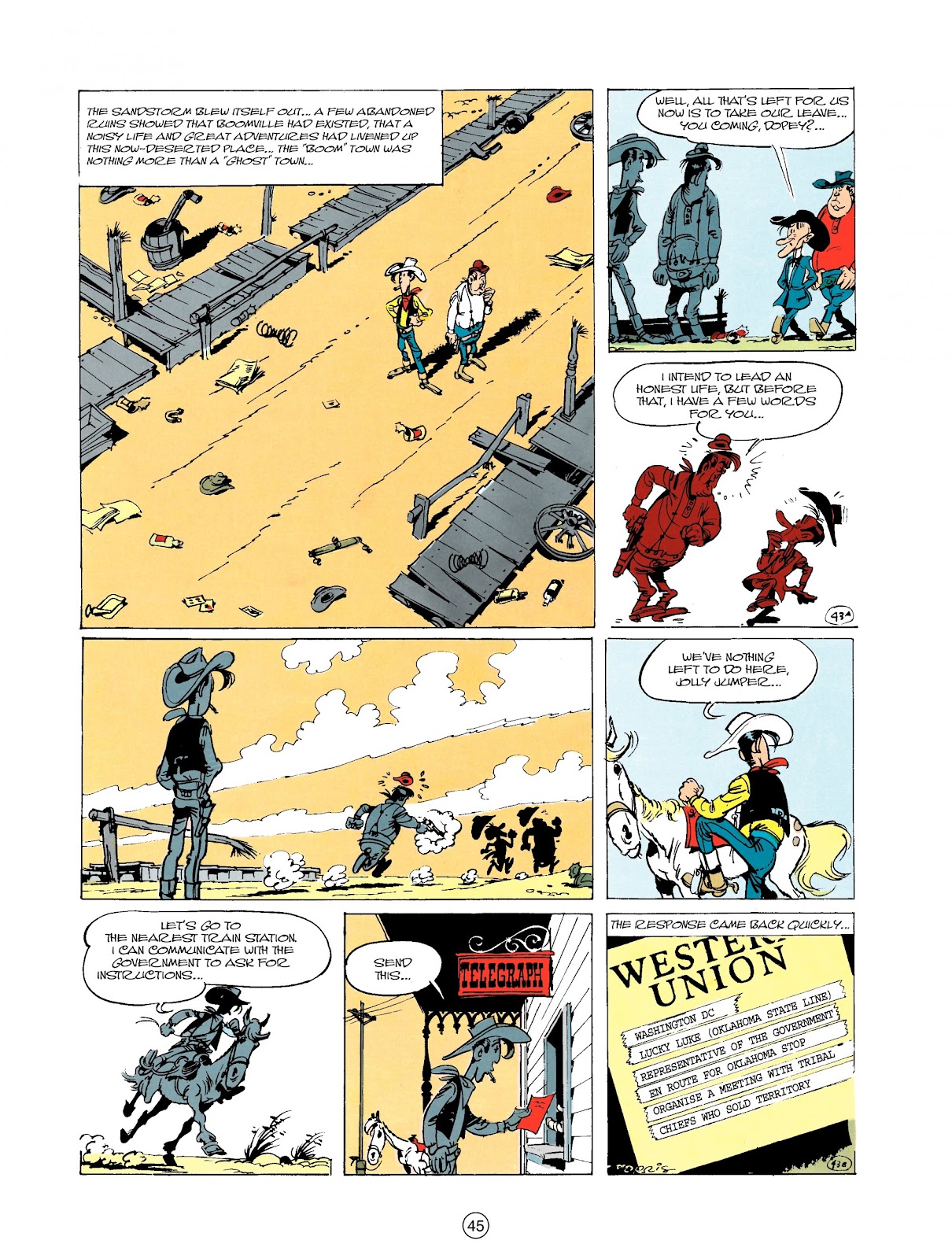 A Lucky Luke Adventure Issue #20 - Page 45