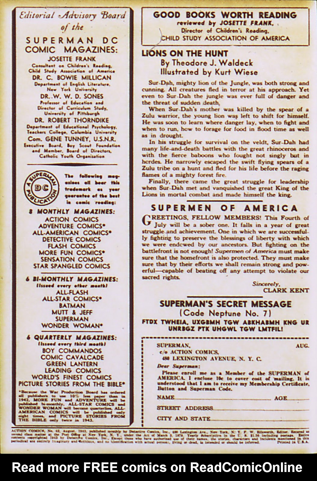 Action Comics (1938) Issue #63 - Page 3