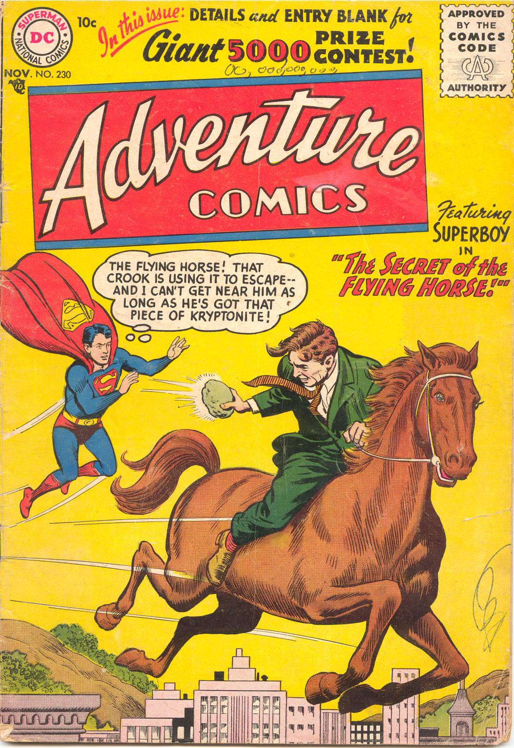 Adventure Comics (1938) Issue #230 - Page 1