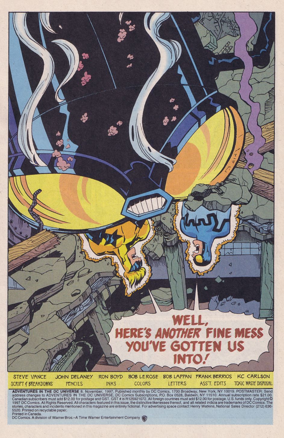 Adventures in the DC Universe Issue #8 - Page 2