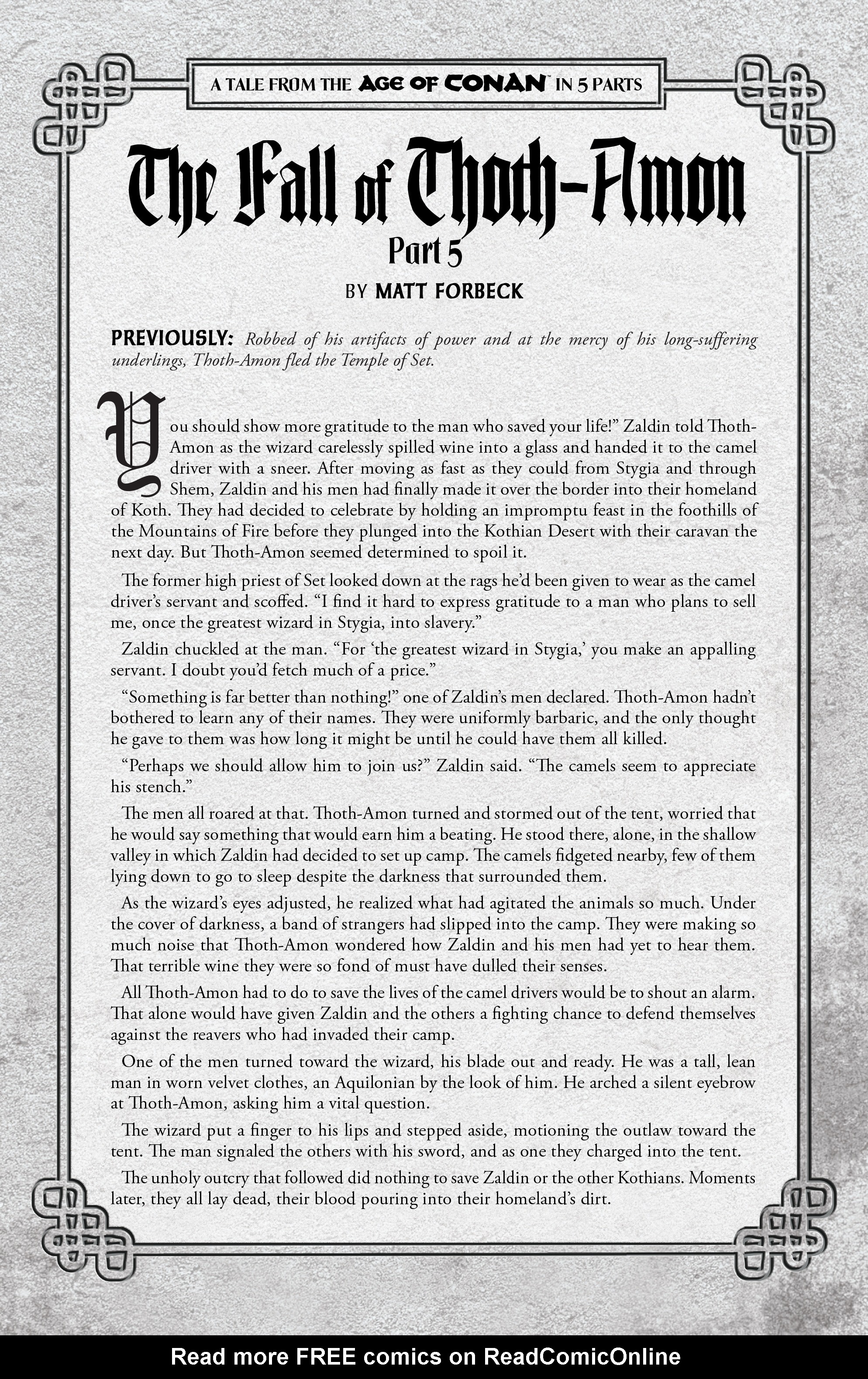 Age of Conan: Valeria Issue #5 - Page 22