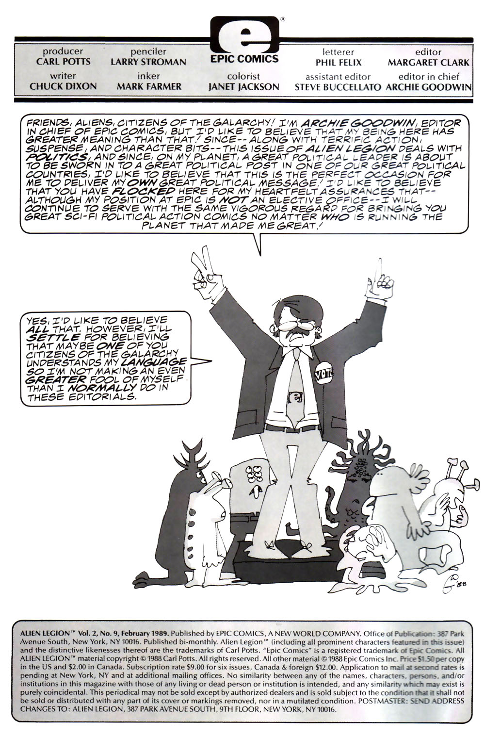 Alien Legion (1987) Issue #9 - Page 2