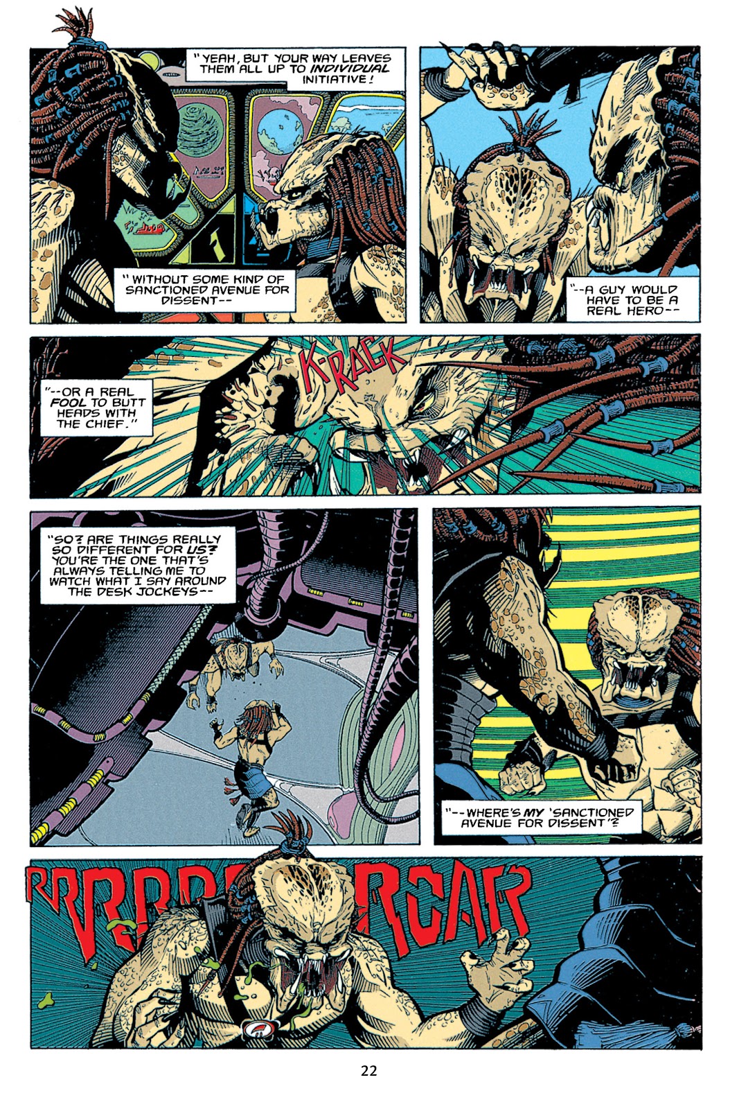 Aliens vs. Predator Omnibus Issue #1 - Page 22