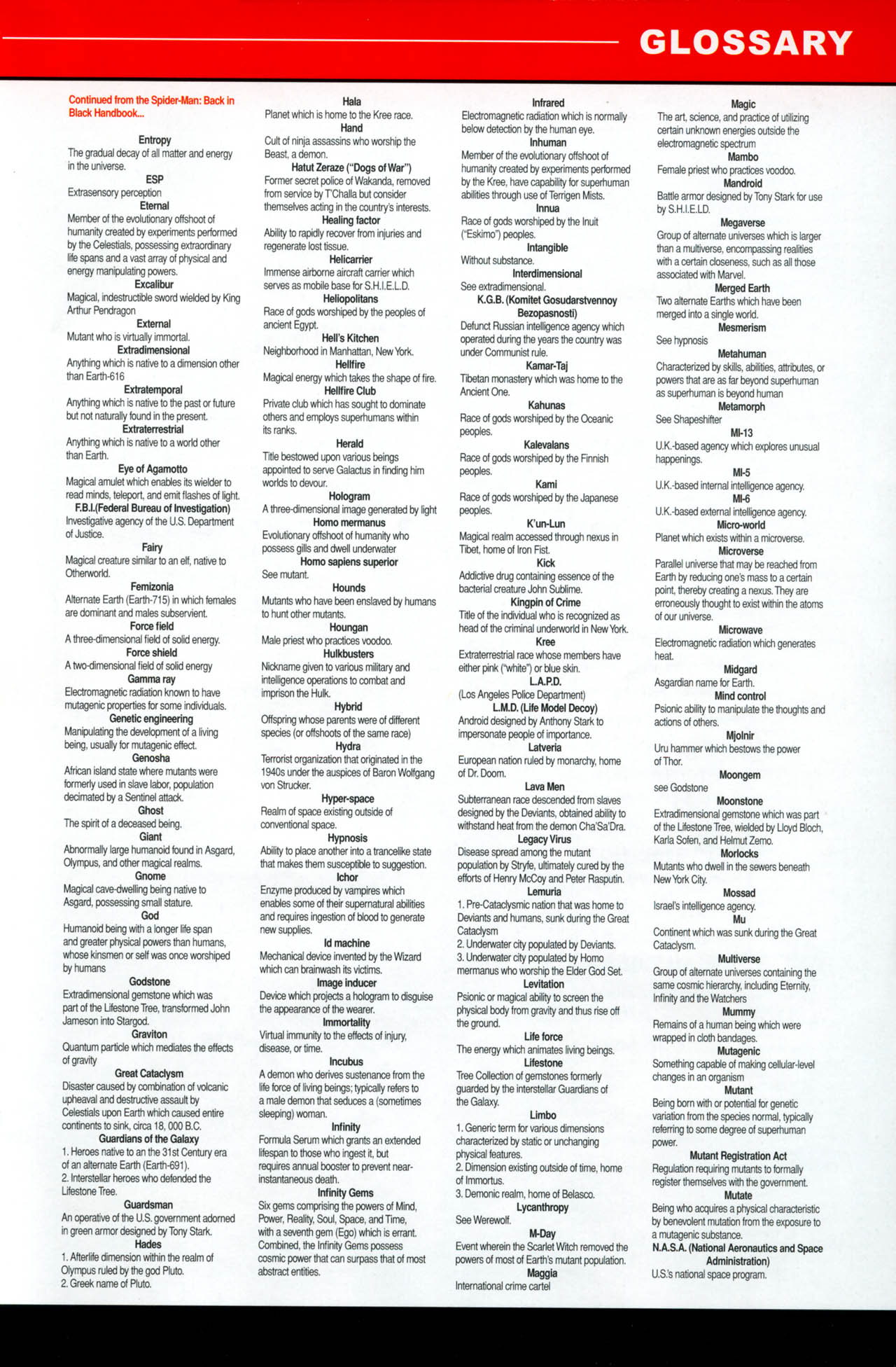 All-New Official Handbook of the Marvel Universe A to Z: Update Issue #2 - Page 67