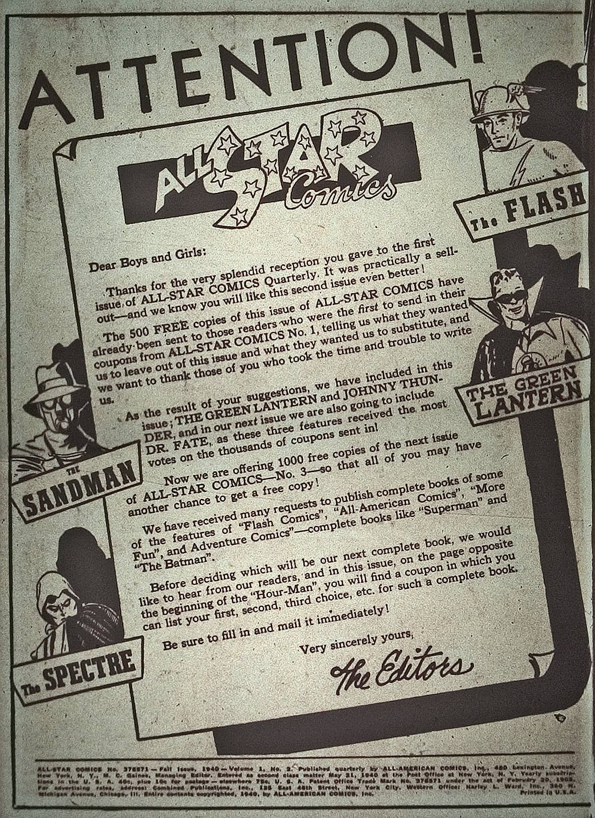 All-Star Comics (1940) Issue #2 - Page 2