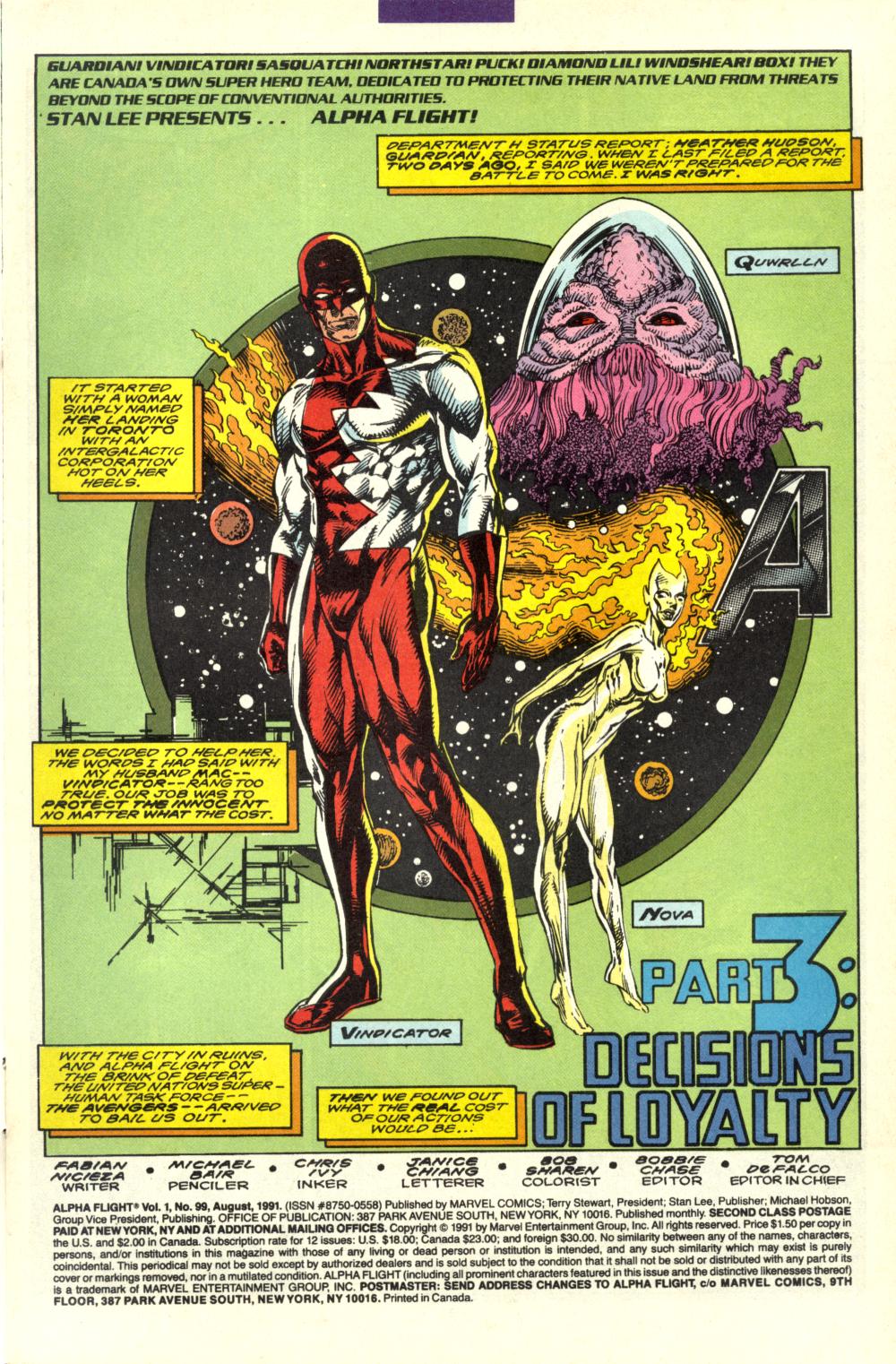 Alpha Flight (1983) Issue #99 - Page 2