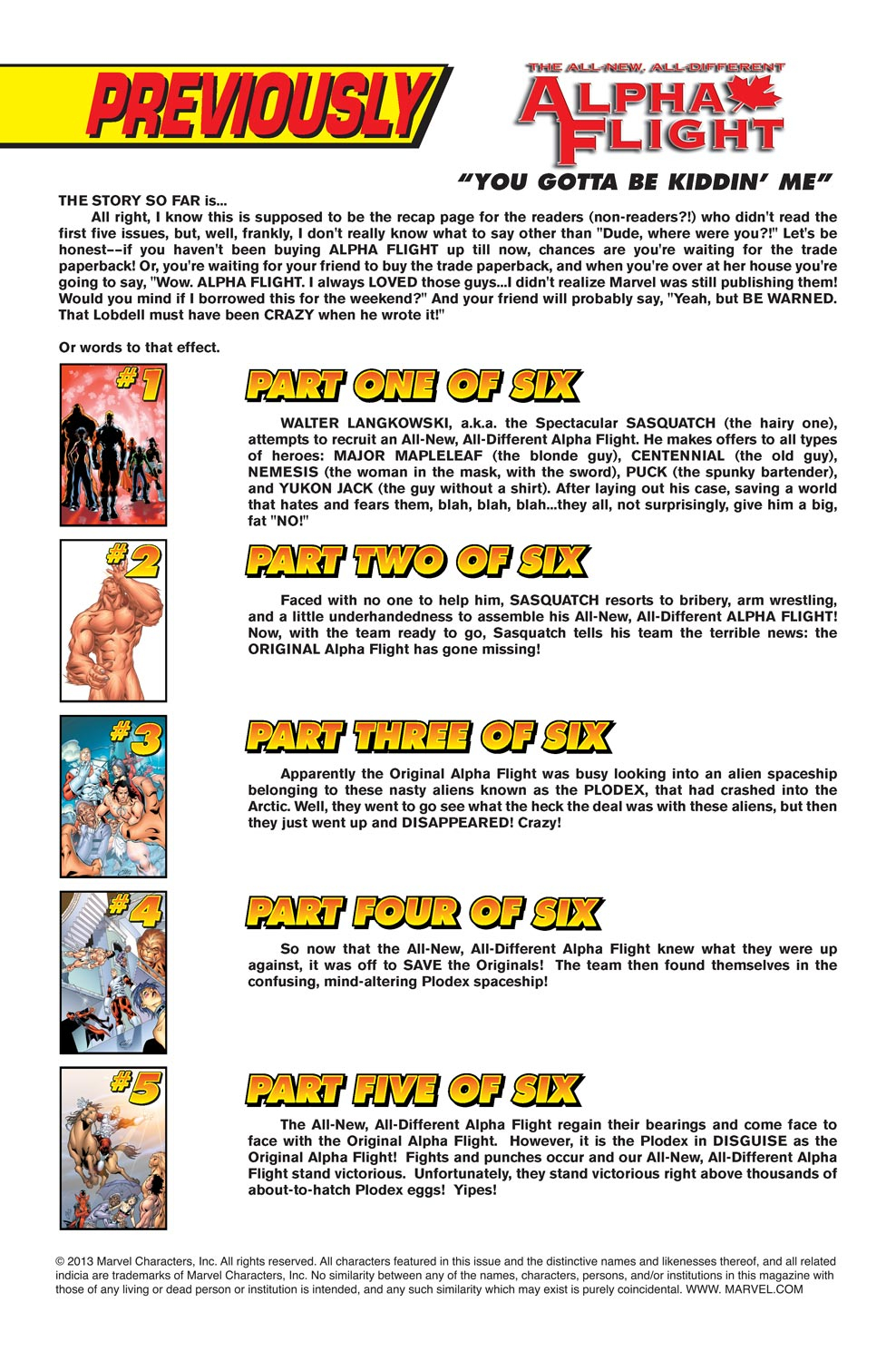 Alpha Flight (2004) Issue #6 - Page 2