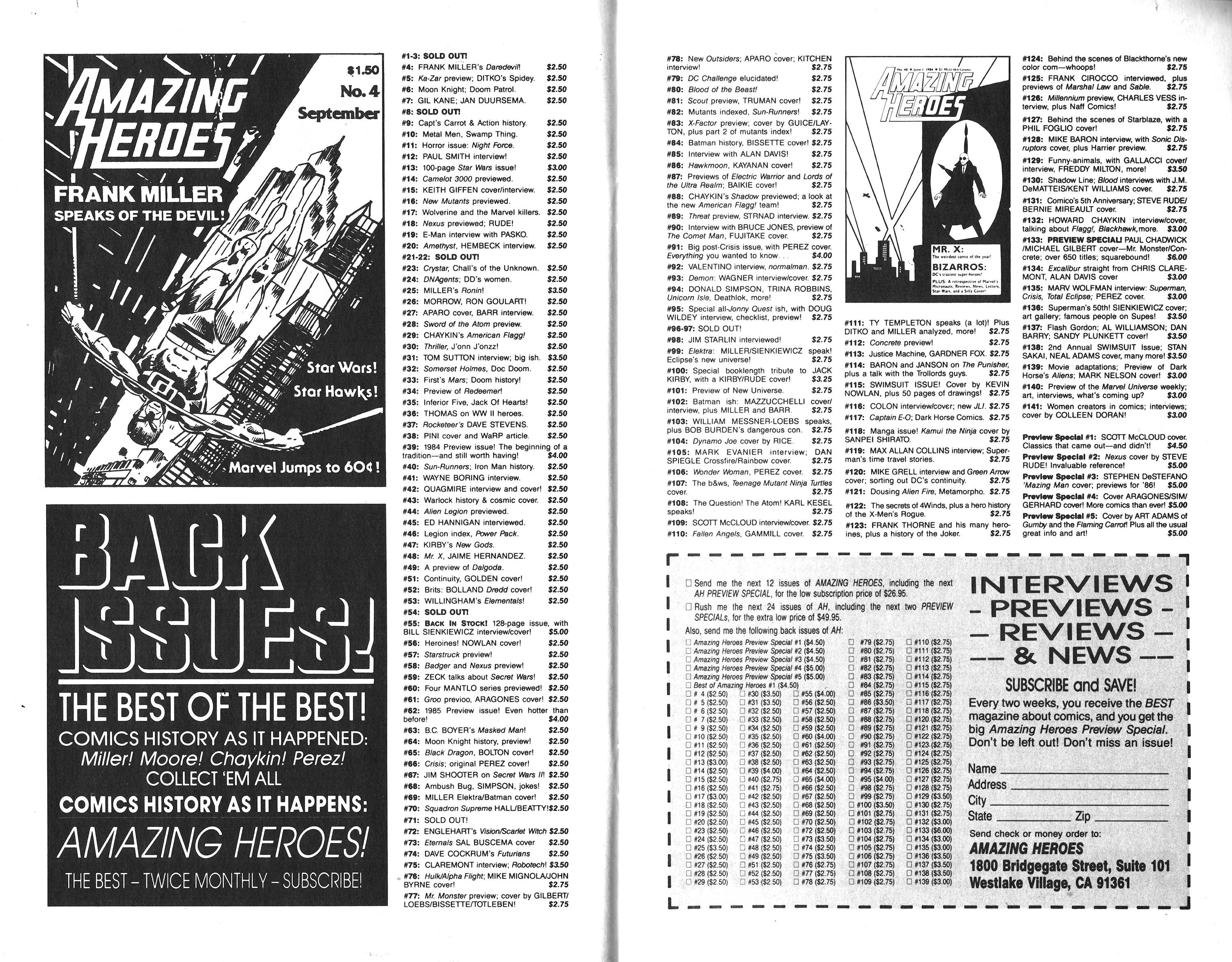 Amazing Heroes Issue #140 - Page 16