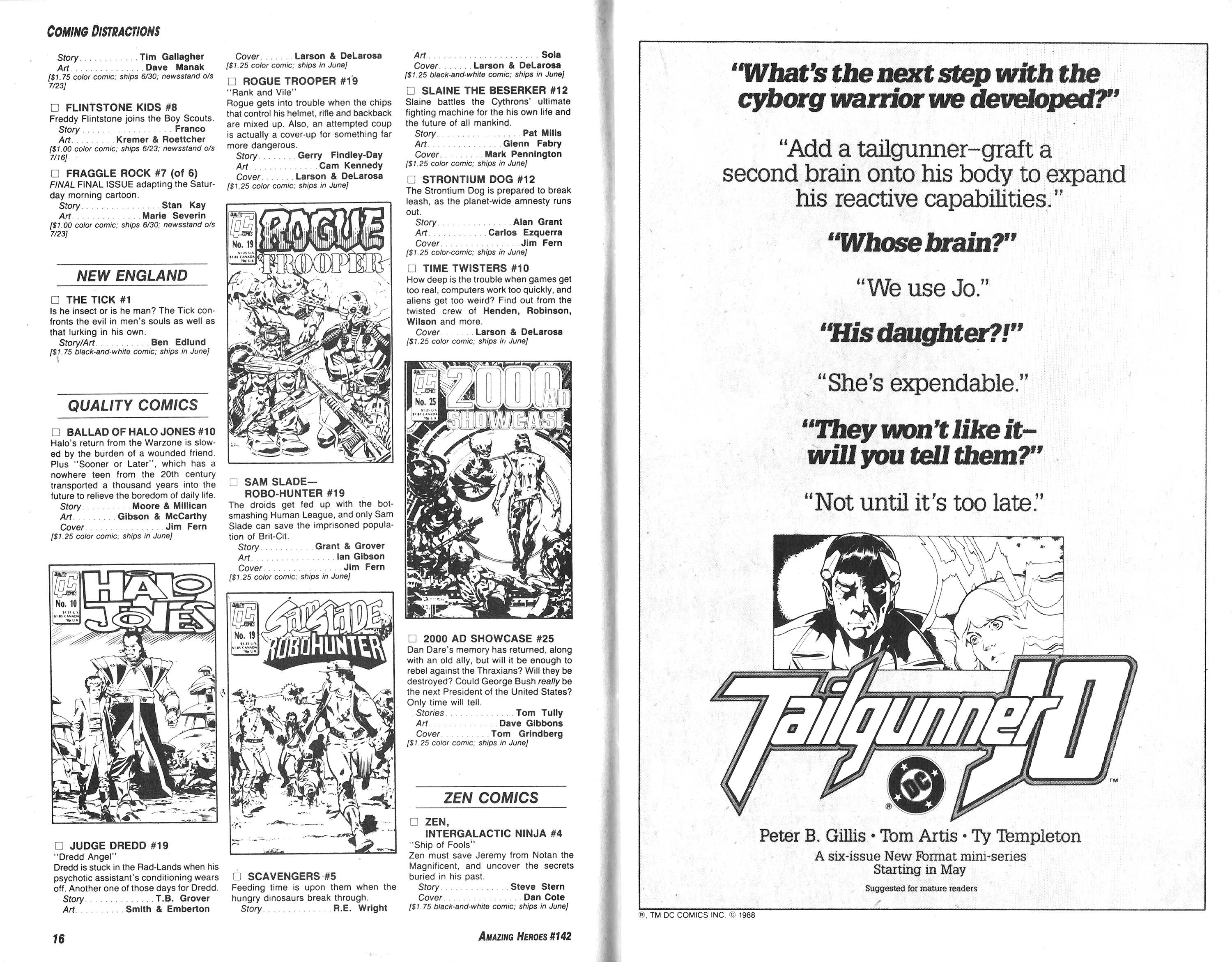 Amazing Heroes Issue #142 - Page 9