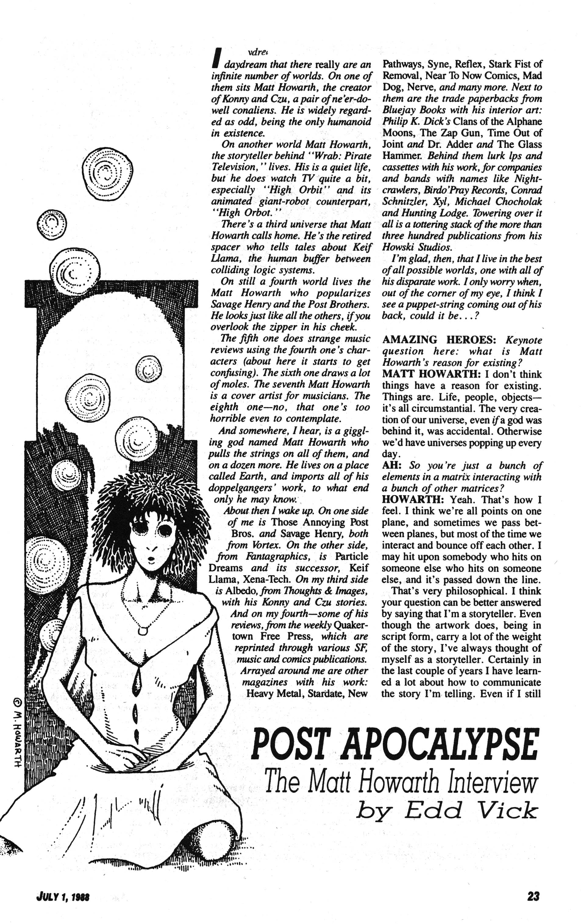 Amazing Heroes Issue #144 - Page 23