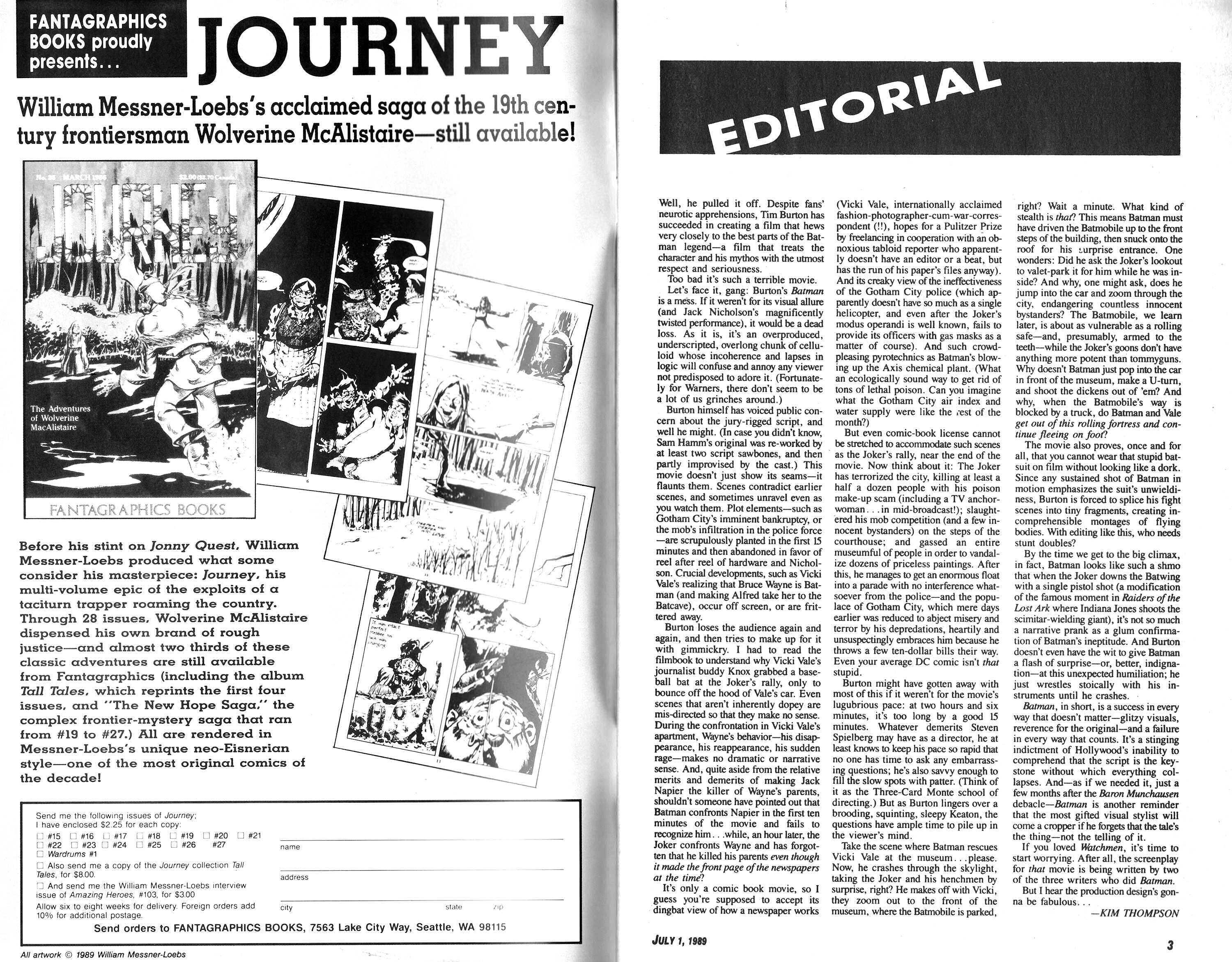 Amazing Heroes Issue #168 - Page 2