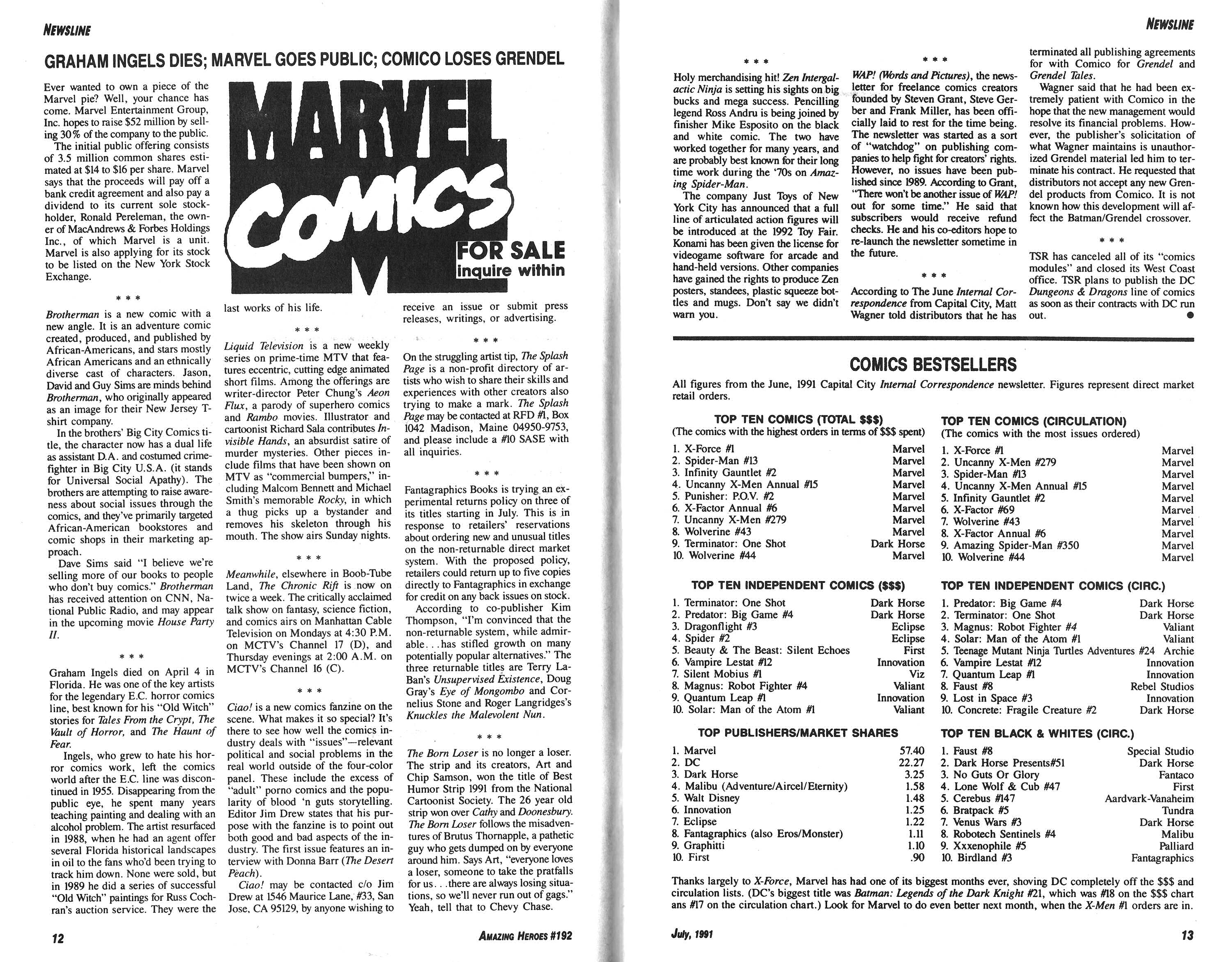 Amazing Heroes Issue #192 - Page 7