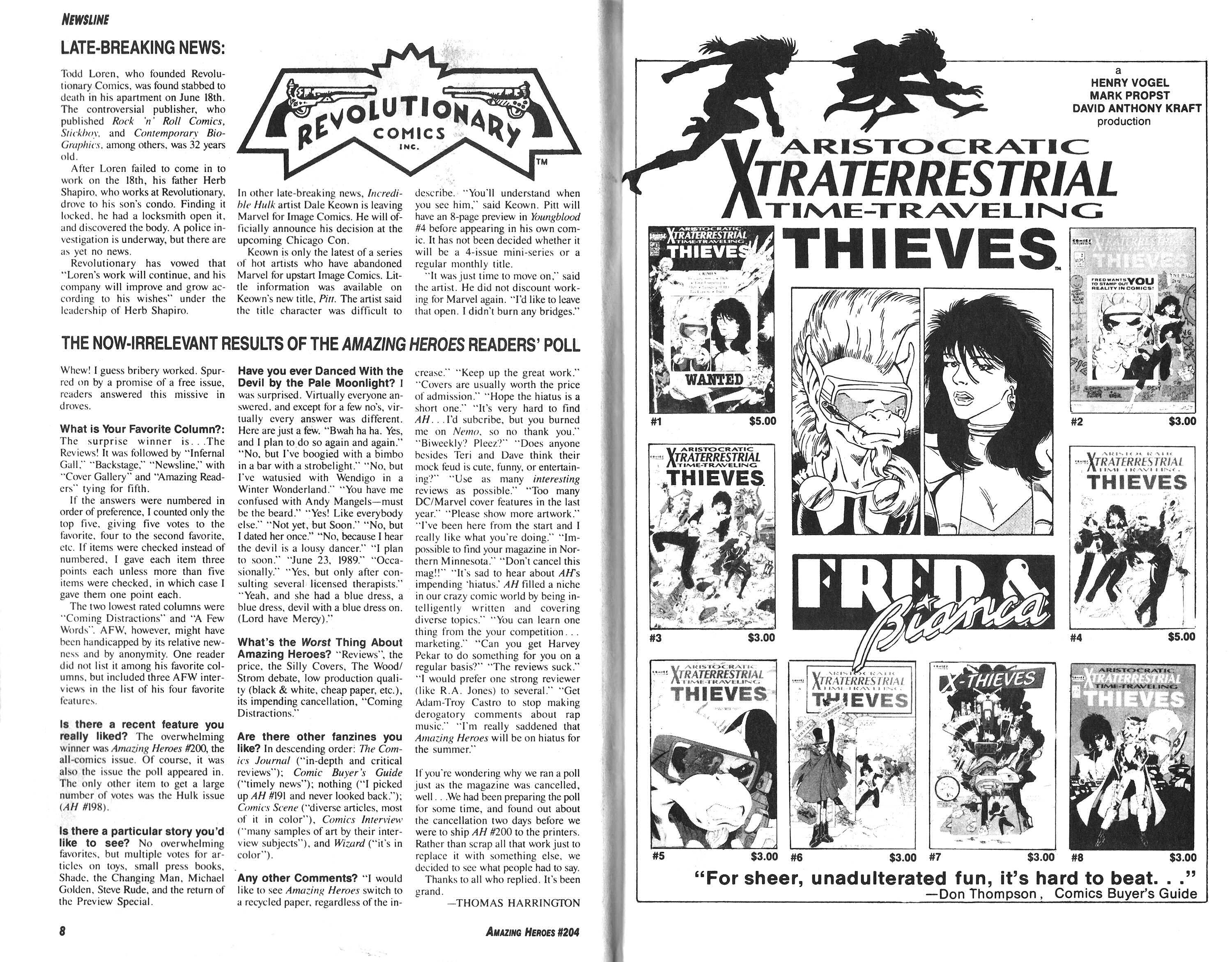 Amazing Heroes Issue #204 - Page 5