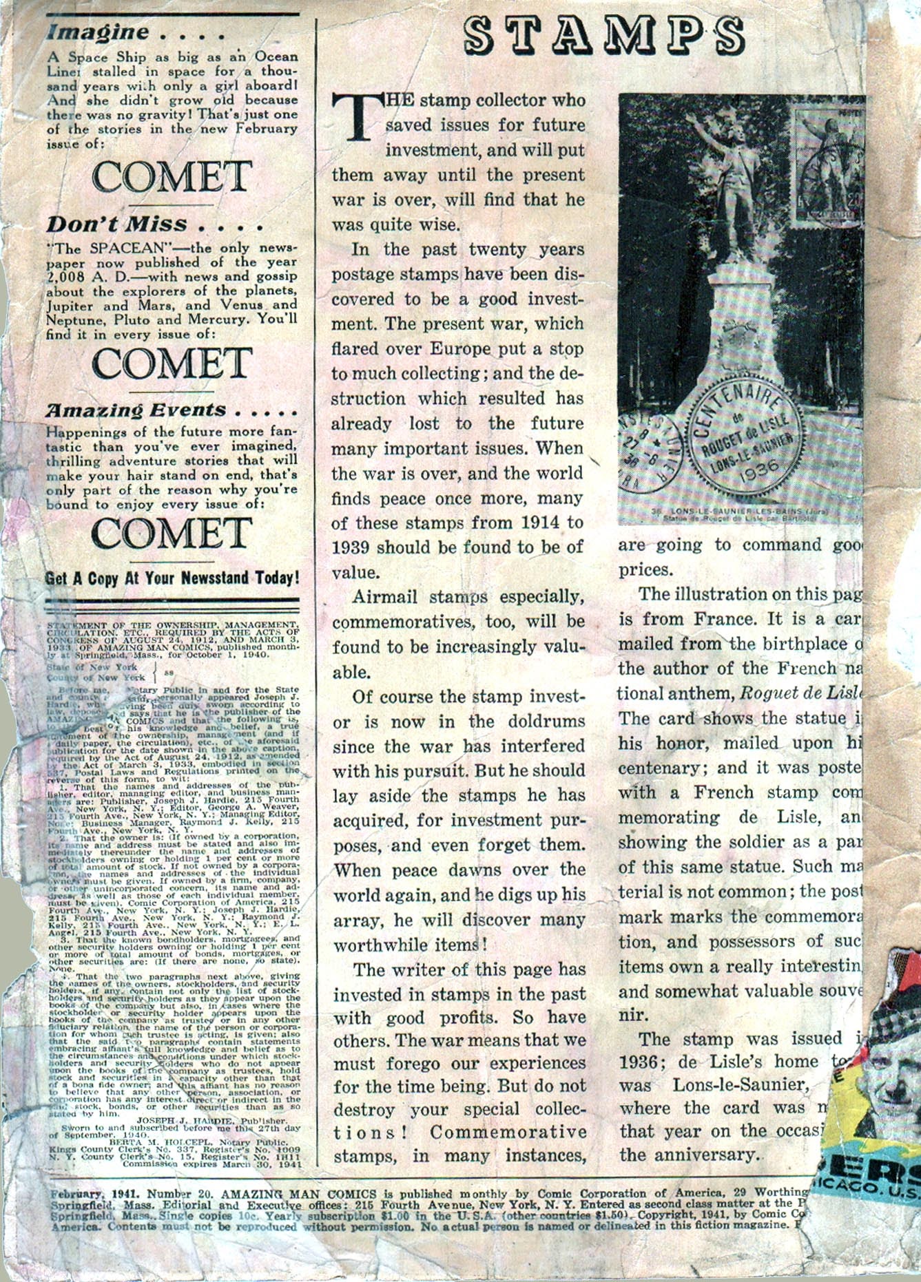 Amazing Man Comics Issue #20 - Page 3