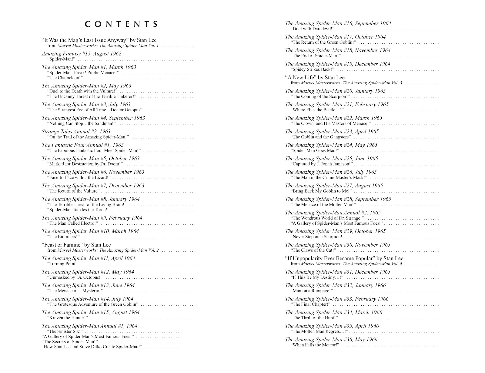 Amazing Spider-Man Omnibus TPB 1 (Part 1) - Page 4