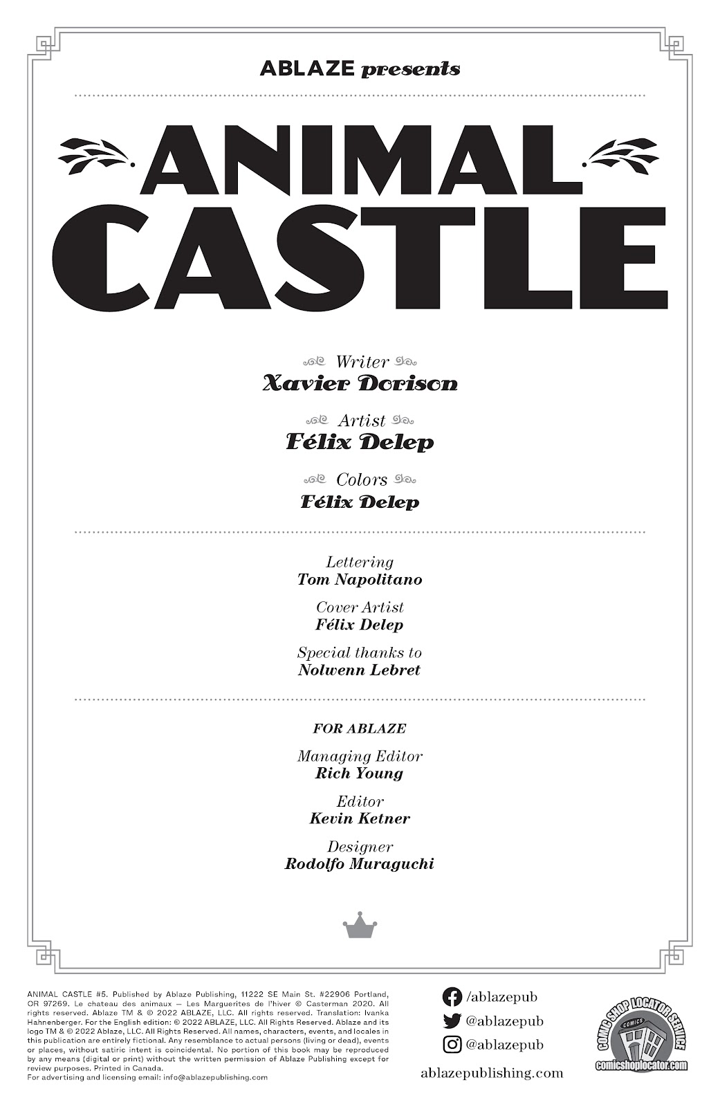 Animal Castle Issue #5 - Page 2