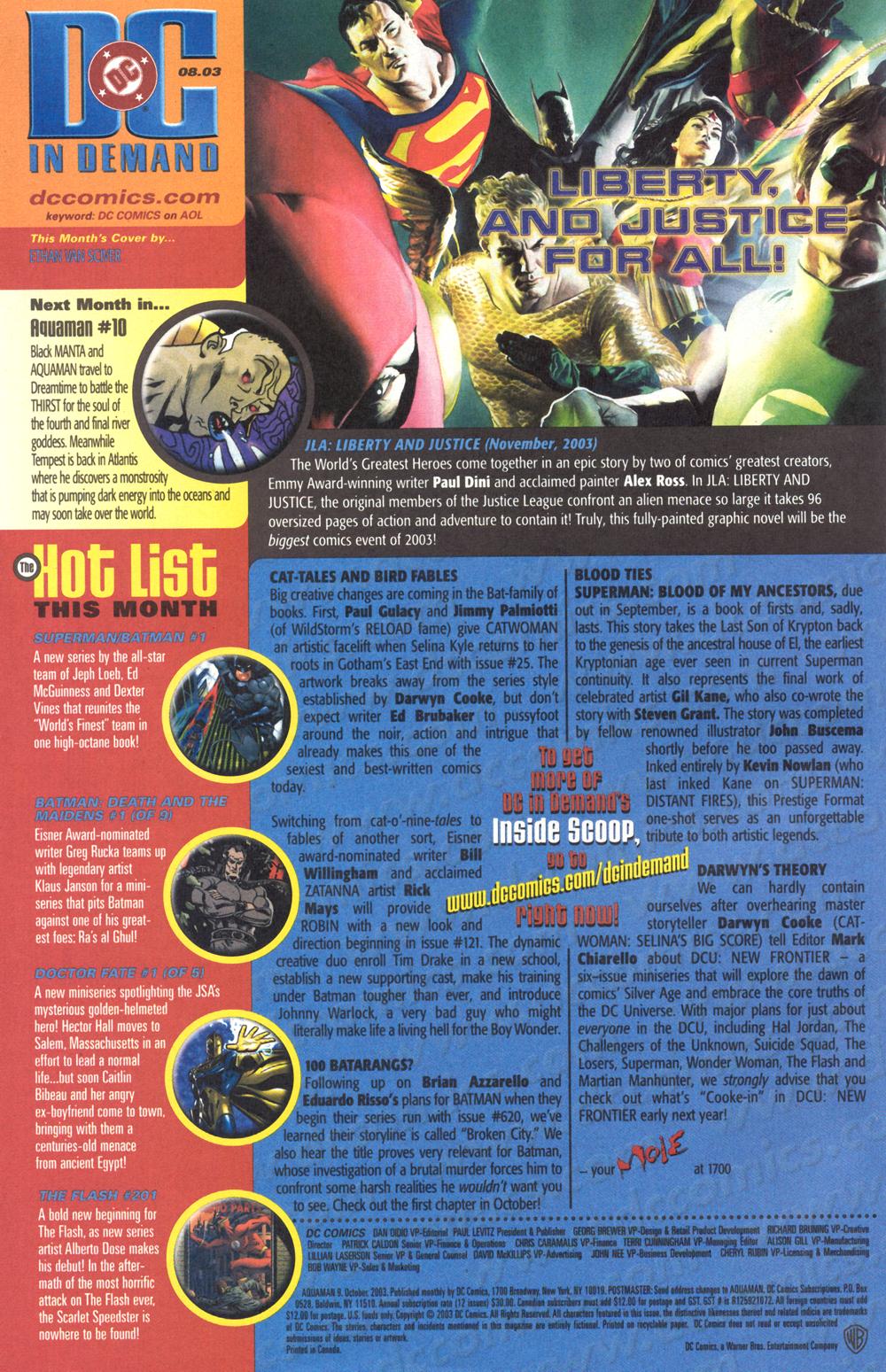 Aquaman (2003) Issue #9 - Page 25