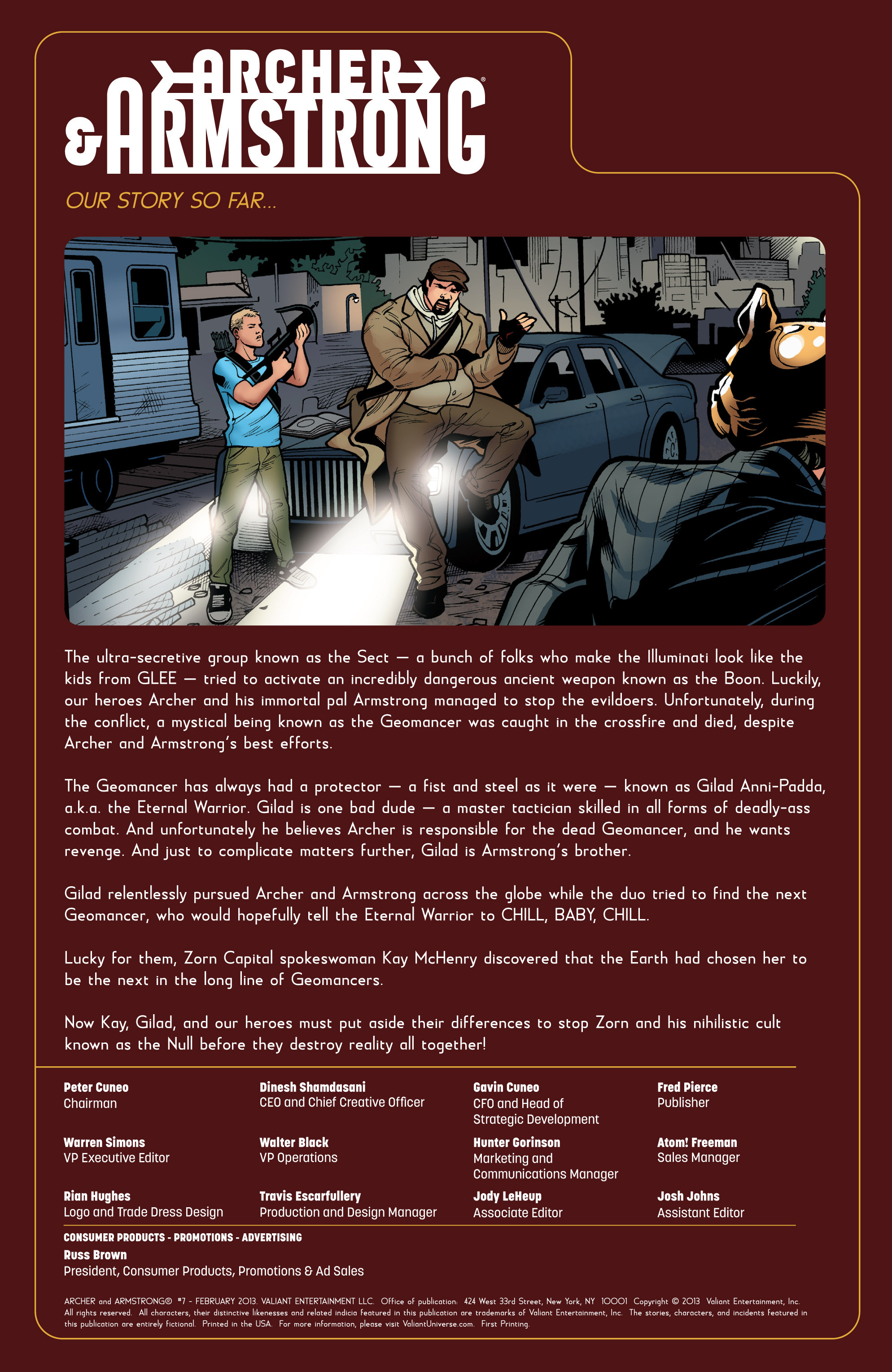 Archer and Armstrong Issue #7 - Page 2