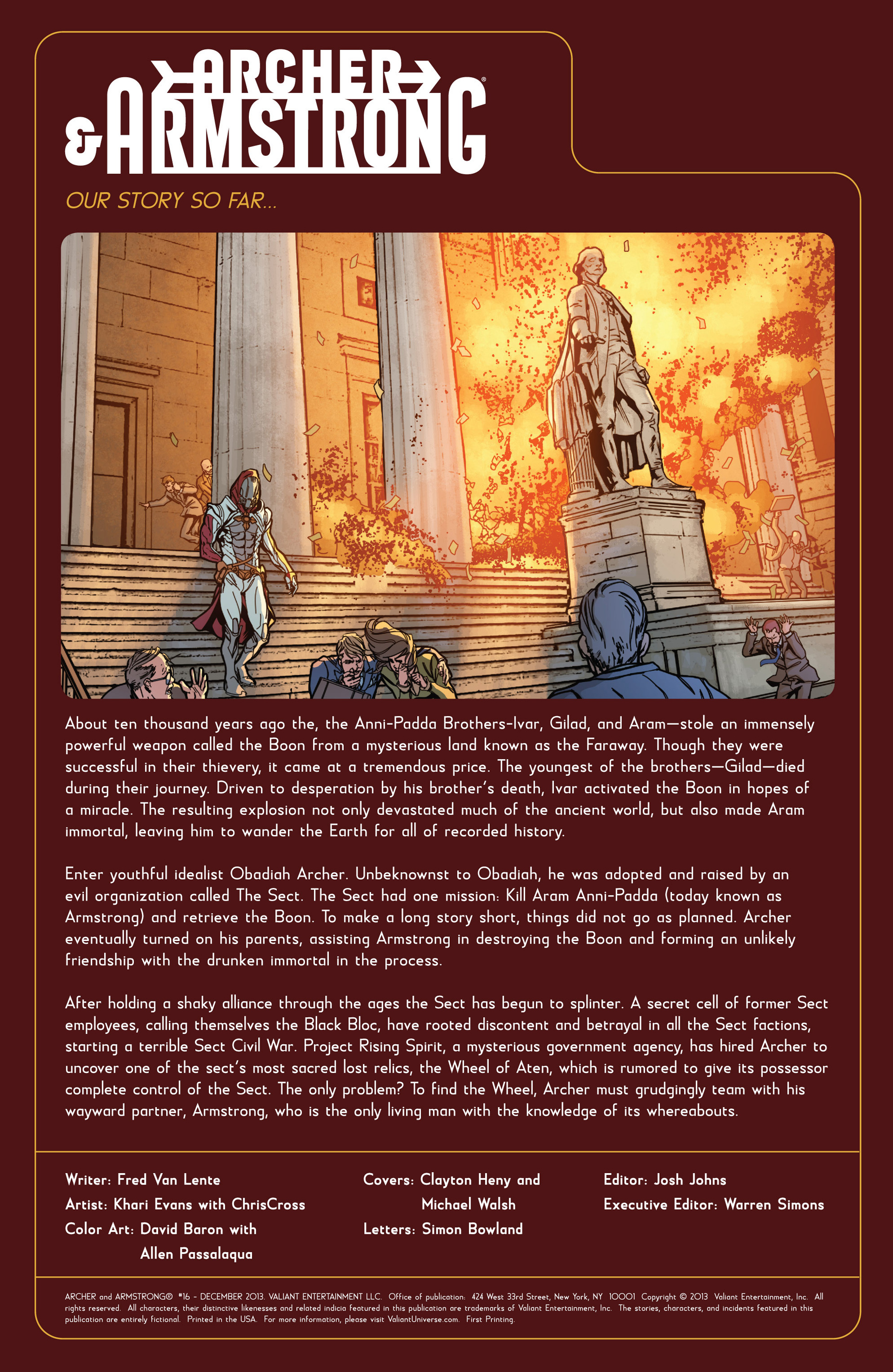 Archer & Armstrong Issue #16 - Page 2