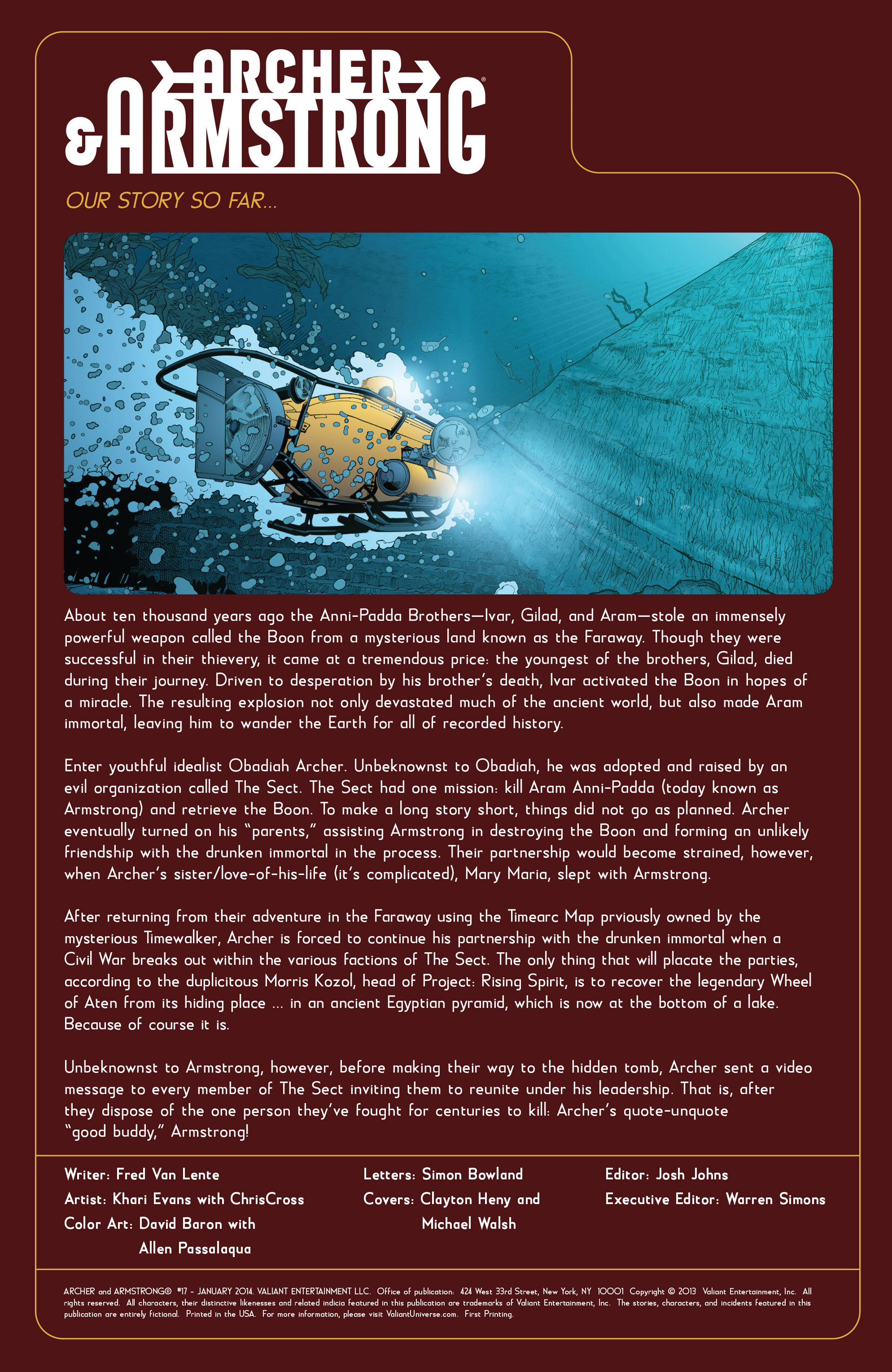 Archer & Armstrong Issue #17 - Page 2