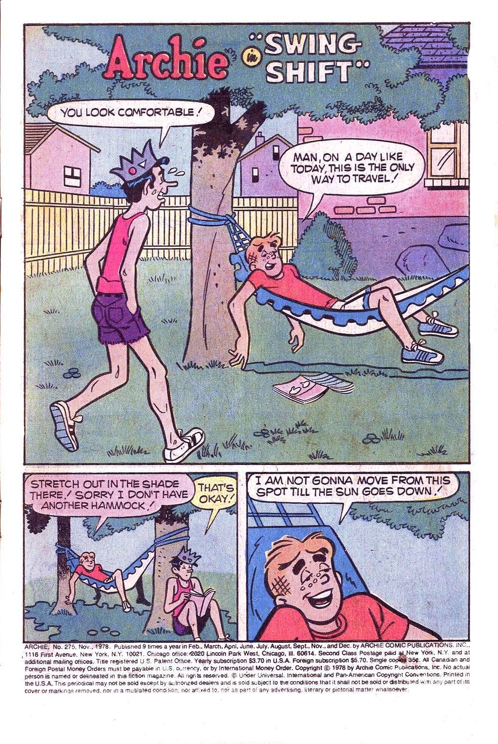 Archie (1960) Issue #275 - Page 3