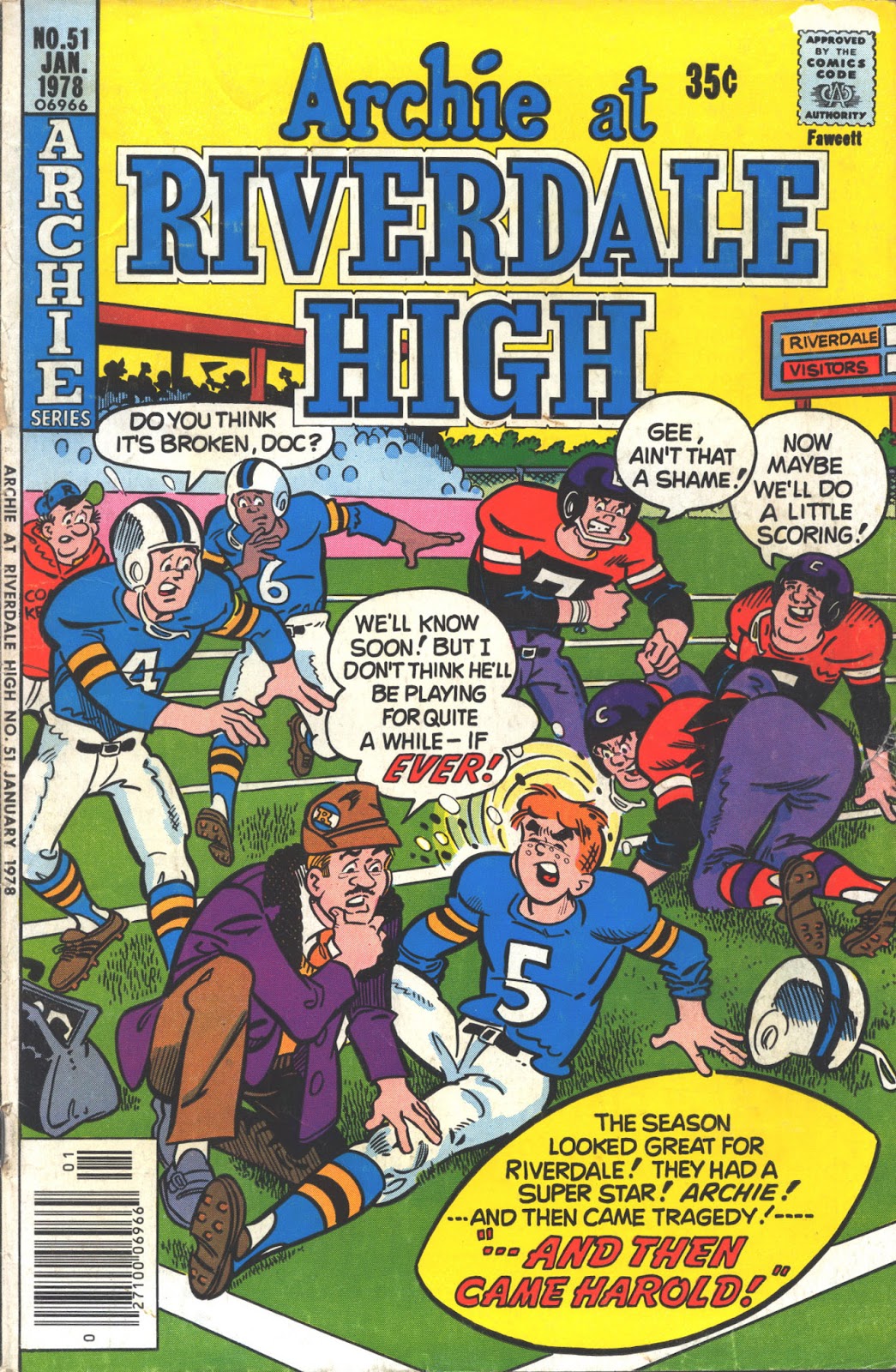Archie at Riverdale High (1972) Issue #51 - Page 1