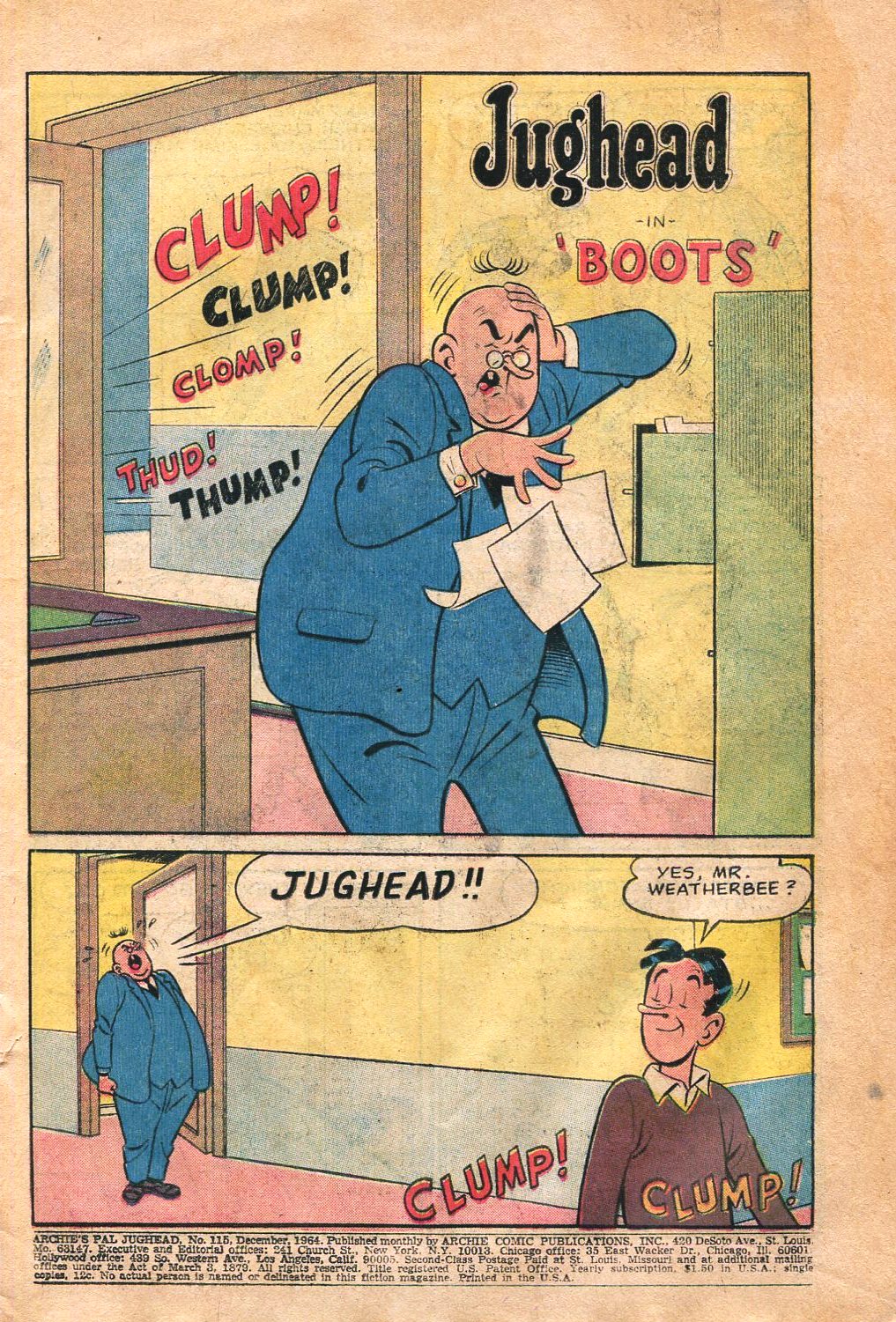Archie's Pal Jughead Issue #115 - Page 3