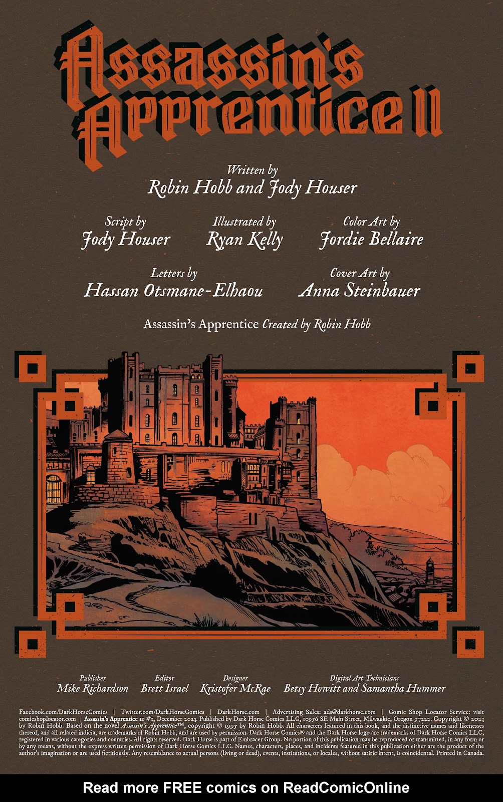 Assassin's Apprentice II Issue #1 - Page 2