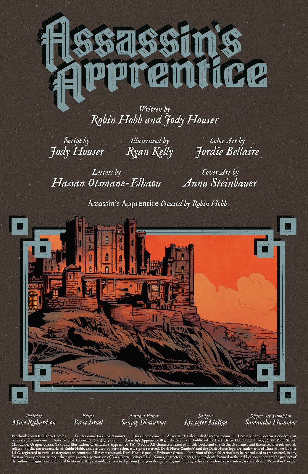 Assassin's Apprentice Issue #3 - Page 2