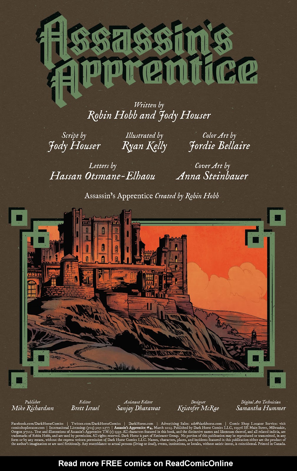Assassin's Apprentice Issue #4 - Page 2