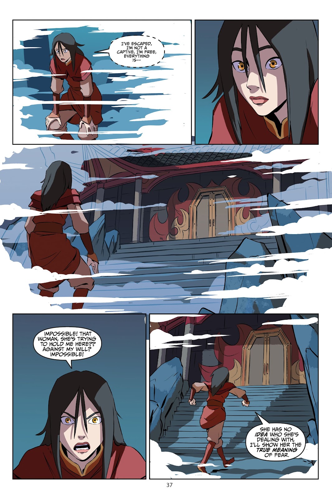 Avatar: The Last Airbender - Azula in the Spirit Temple TPB - Page 38