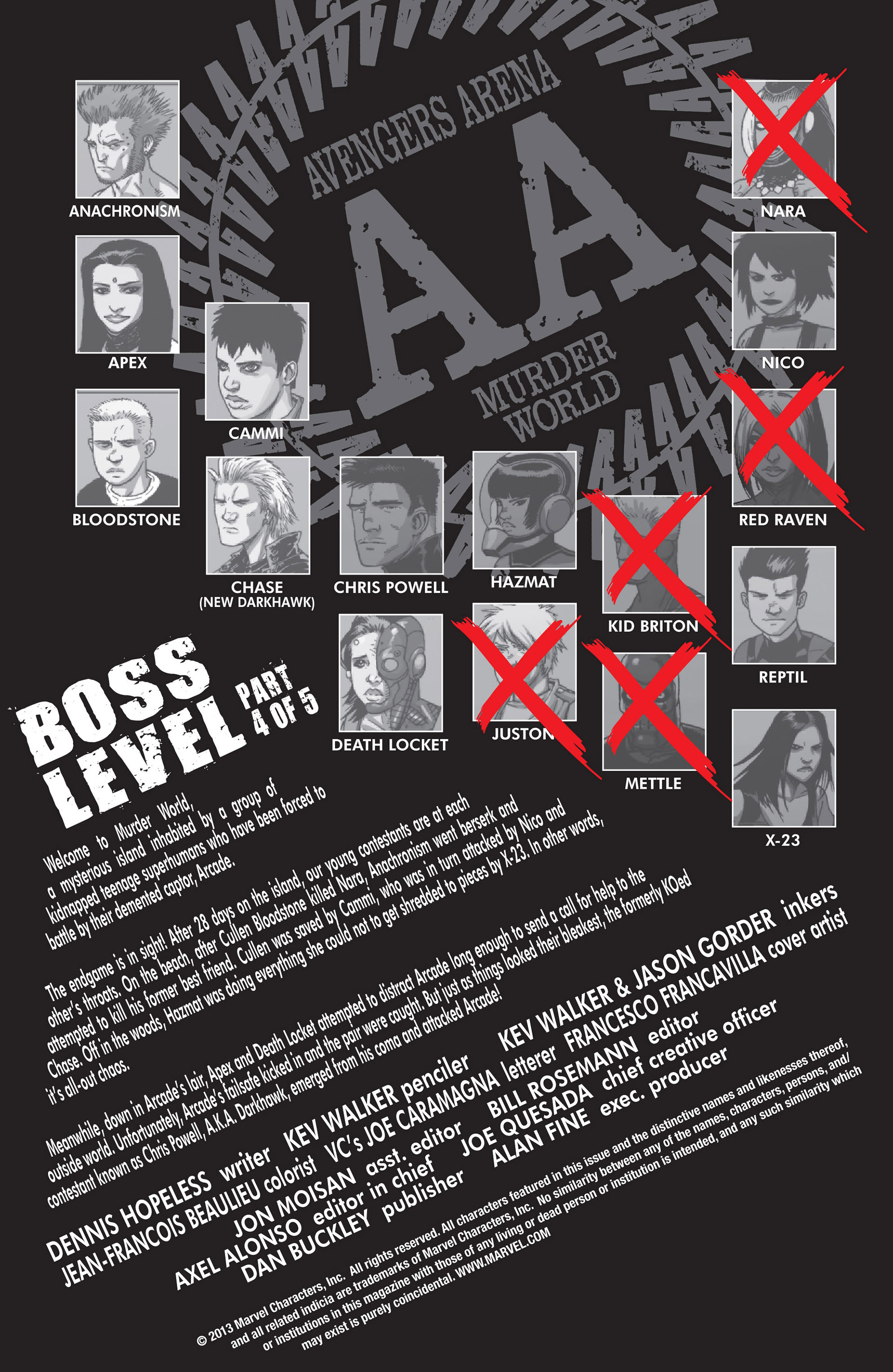 Avengers Arena Issue #17 - Page 2