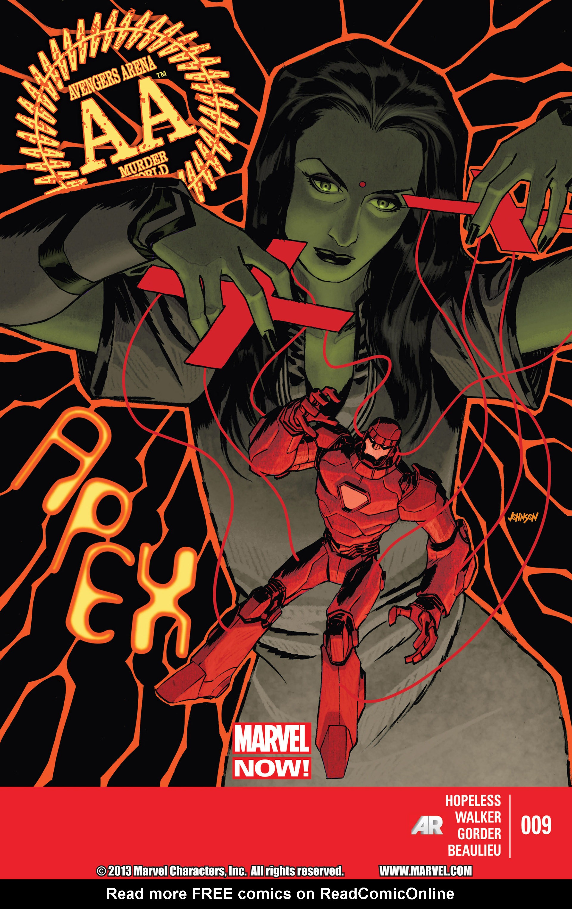 Avengers Arena Issue #9 - Page 1