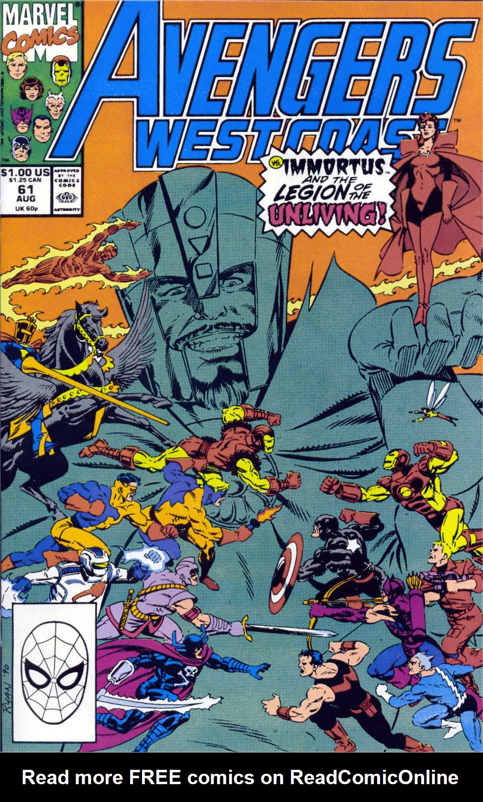 Avengers West Coast (1989) Issue #61 - Page 1