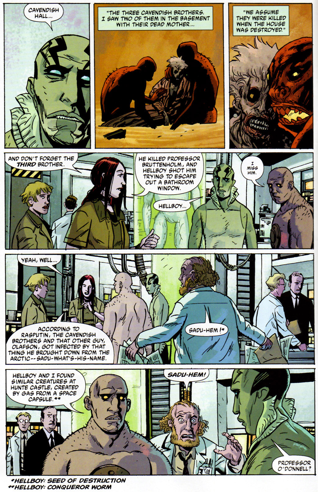 B.P.R.D., Plague of Frogs Issue #2 - Page 3