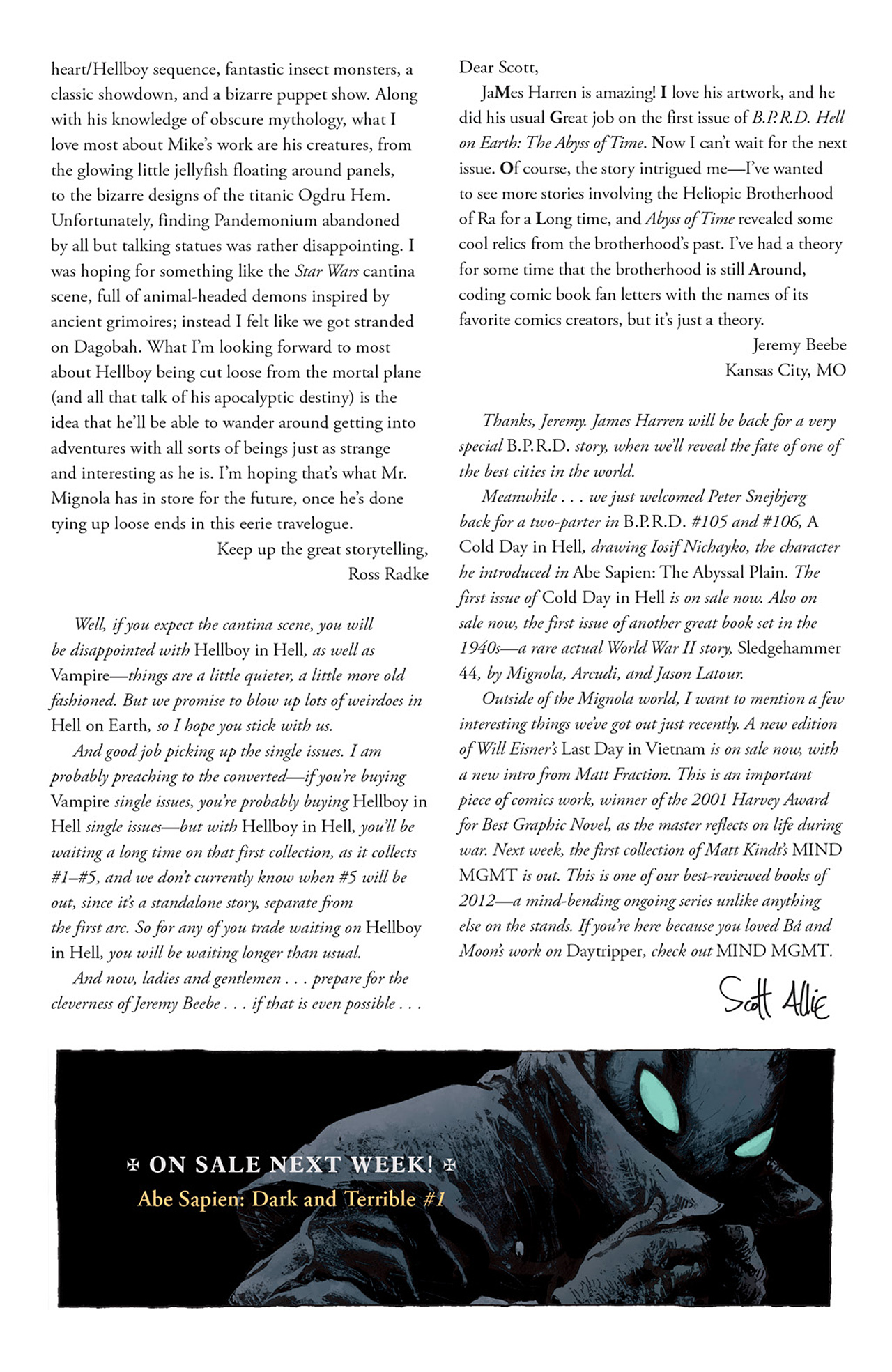 B.P.R.D.: Vampire Issue #1 - Page 25
